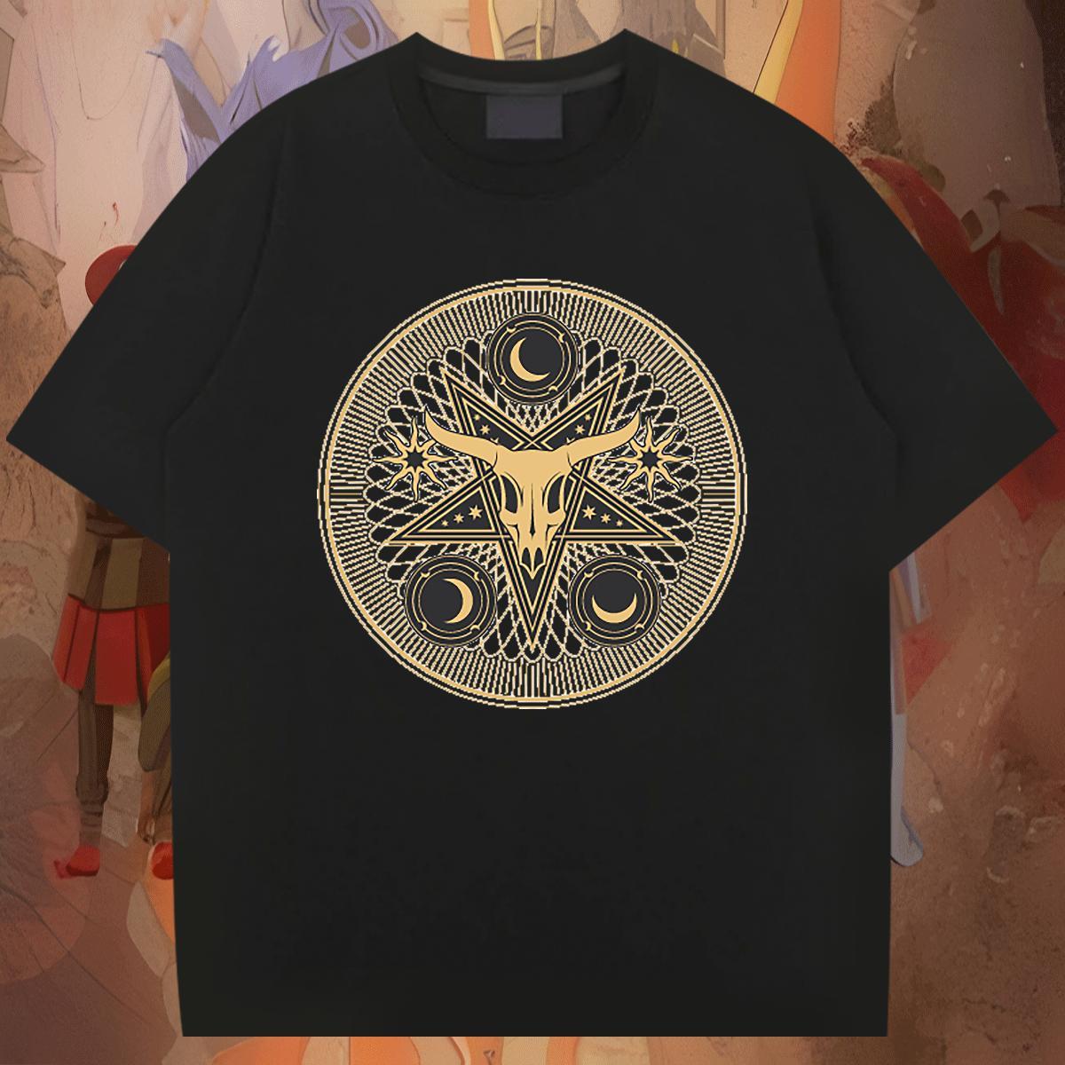 Free Shipping Tshirt for Man Woman 230g 100% Cotton Home Outdoor Skull Crew Neck Breathable 2024 New T-Shirts Tees Shirts