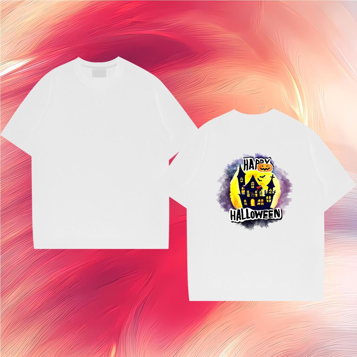 Fashion Designer T Shirt For Man 230g 100% Cotton Casual Beach Tee Shirt Crew Neck Breathable High Quality Men Tees DIY Printed