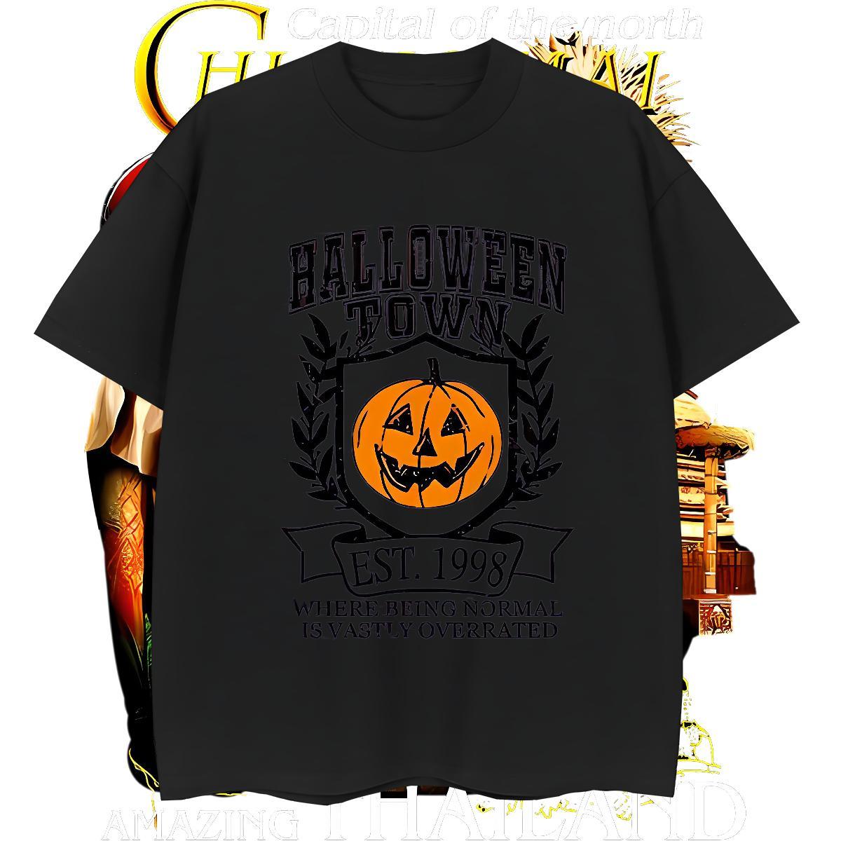 Soft Men Clothes T-Shirt 100% Cotton 230g pumpkin T Shirts Men High Street Hip Hop Round Neck Short Sleeve Customized Print 2024 Designer Tees