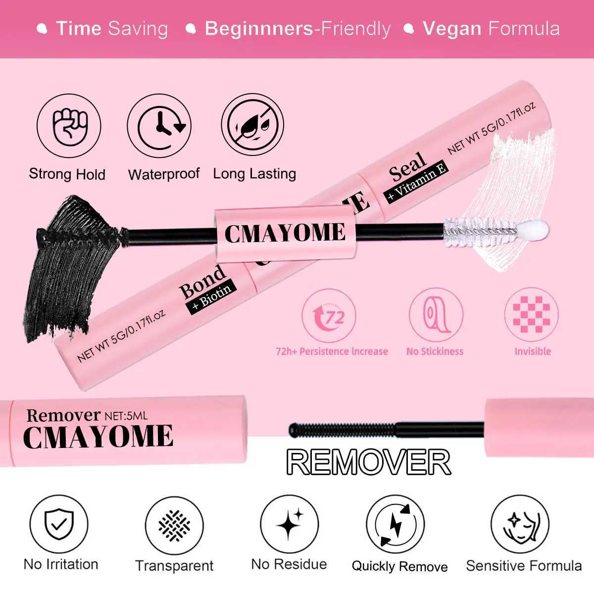 New DIY Segmented False Eyelash 216 Clusters 70D80D90Dwispy Hybrid Set 12mm-18mm Ultra Light Thick Reusable Easy to Use W240803