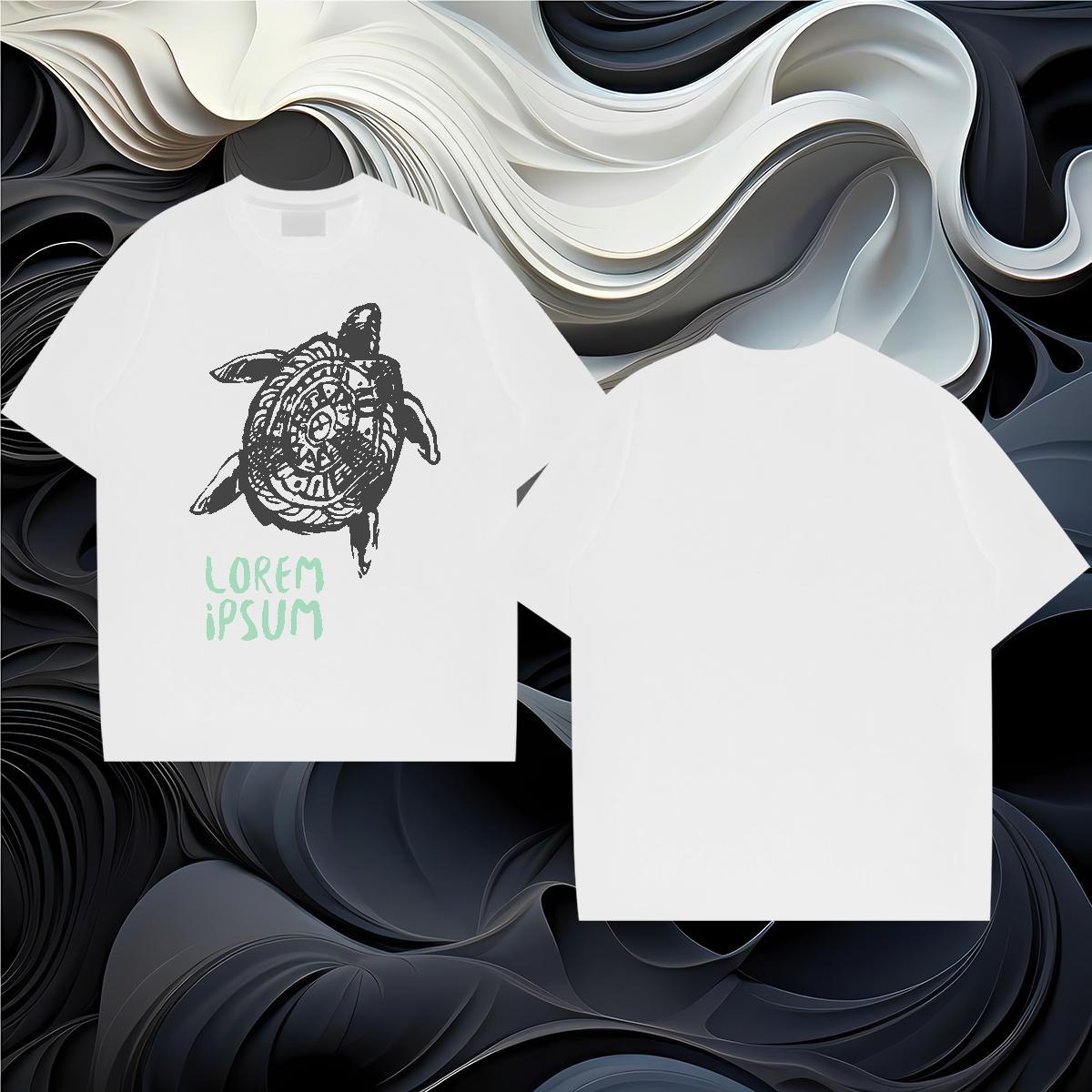 Fashion Man T Shirts 230g Pure Cotton Home Outdoor Tops Breathable Short Sleeve Free Shipping Men Tees Oversized 3XL 4XL