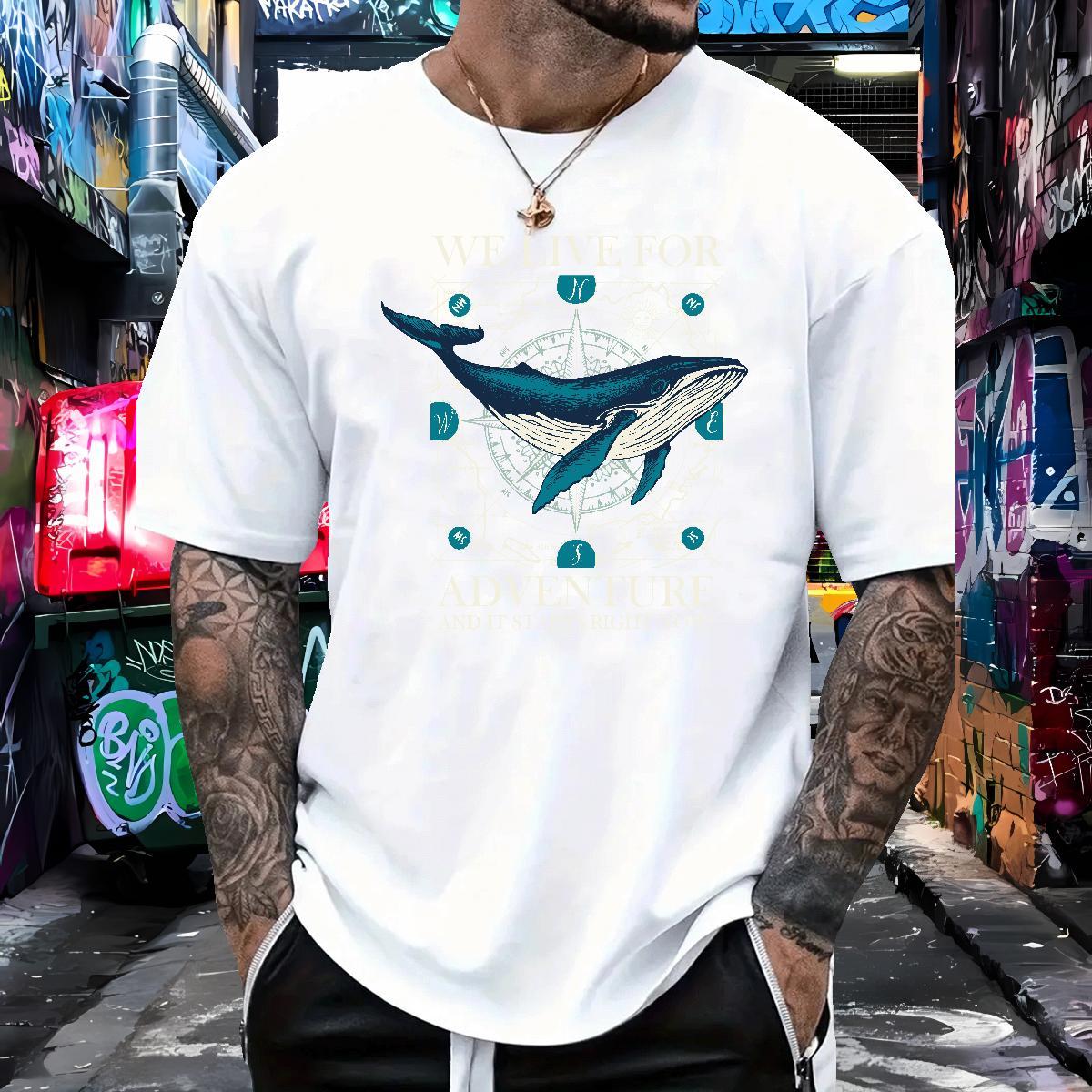 Fashion Designer Mens T Shirts 230g 100% Cotton fish Outdoor Tee Shirt Crew Neck Breathable Wholesale Tshirt for Man Woman Custom Big Size