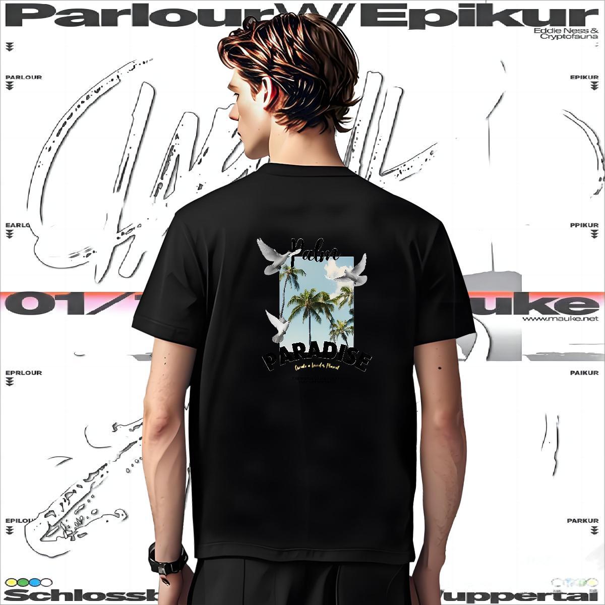 DIY Customized Man T Shirts 100% Cotton 230g tree Sport Wear Breathable Short Sleeve Wholesale Tshirt for Man Woman Anime