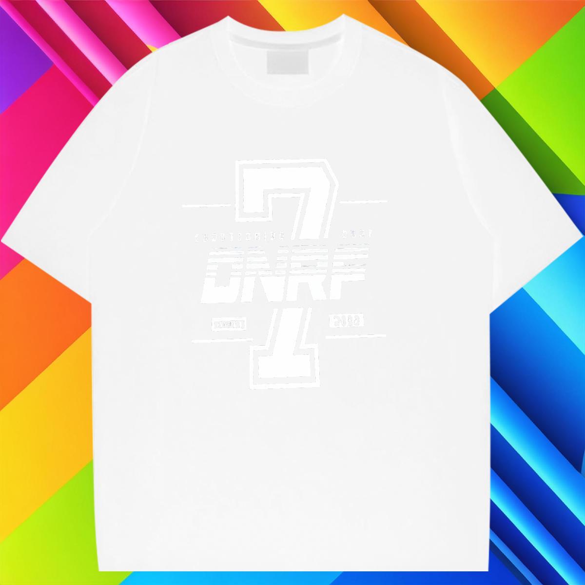 Brand Mens Tshirts 230g Pure Cotton Street letter Custom Print Plus Size O Neck Short Sleeves Classic Casual T Shirts Men Tops