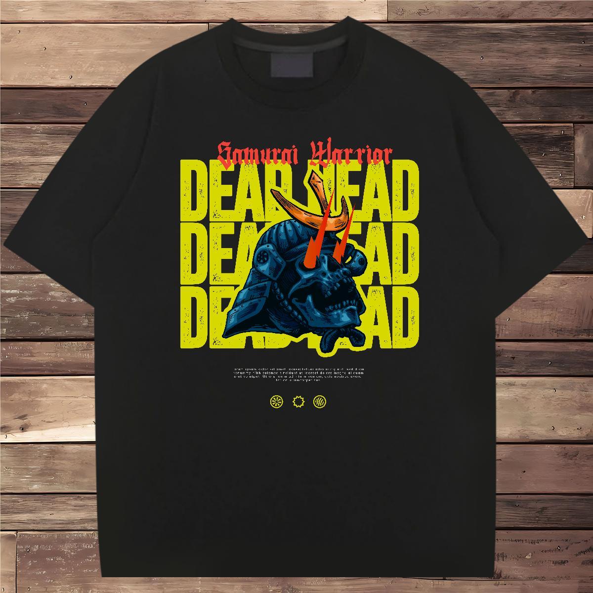 Designer T-Shirts for Men skull Tshirts 230g Pure Cotton Street Wear Classic Oversized Breathable Men Clothes T-Shirt