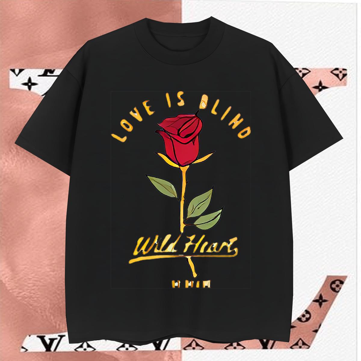 Free Shipping Men T Shirts 100% Cotton 230g ROSE Daily Outfit Clothings Pure Cotton Unisex Men Tops Tees DIY Printed