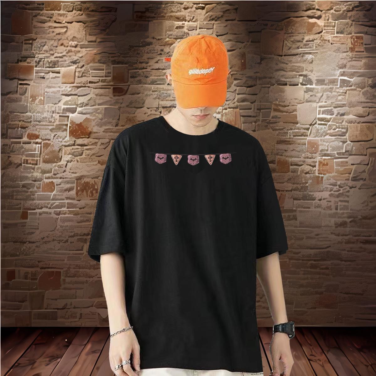 Brand T-Shirts for Men 230g Pure Cotton Bunting Casual Beach Tees Shirts Breathable Short Sleeve Free Shipping Men Tops Tees DIY Anime