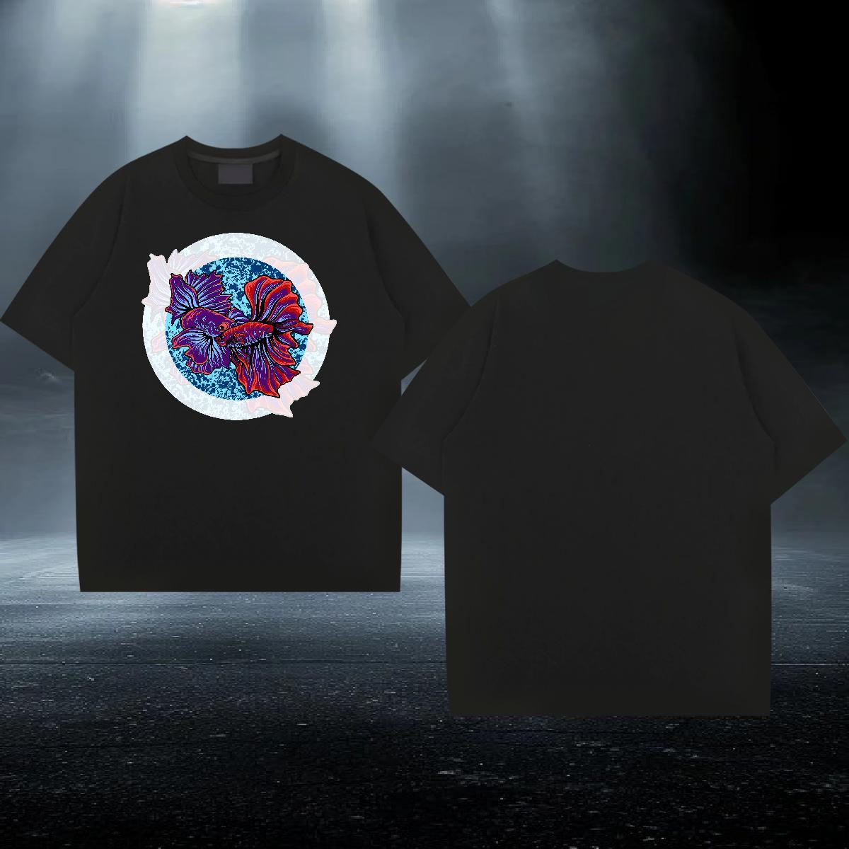 TOP Quality Men Tops Tees 230g Cotton Outdoor Custom Anime Breathable Crew Neck 2024 Designer T Shirt For Man Tshirts