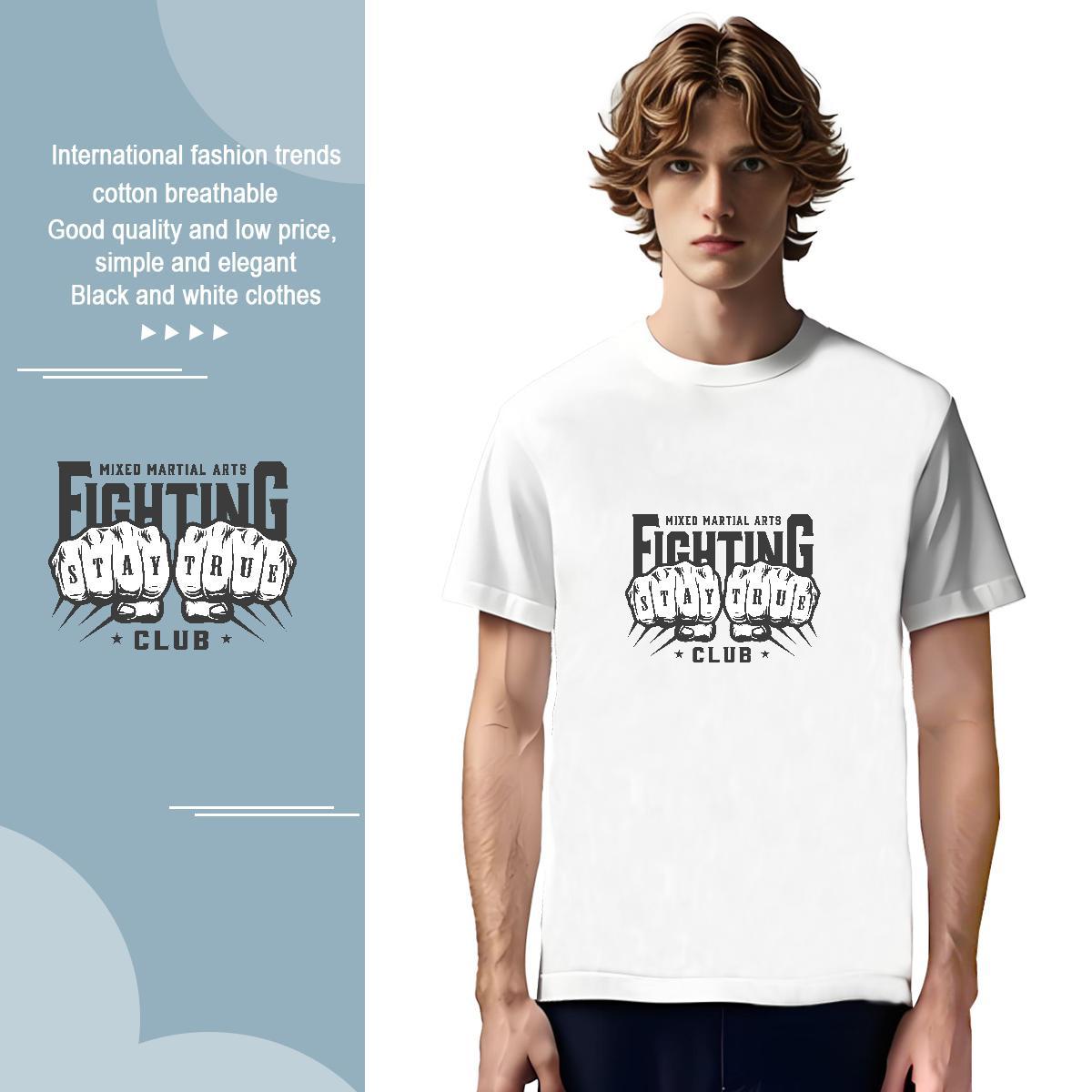 T shirt 230g 100% Cotton hands Hip Hop Breathable Graphic Men Tees New Arrival TOP Quality Tops