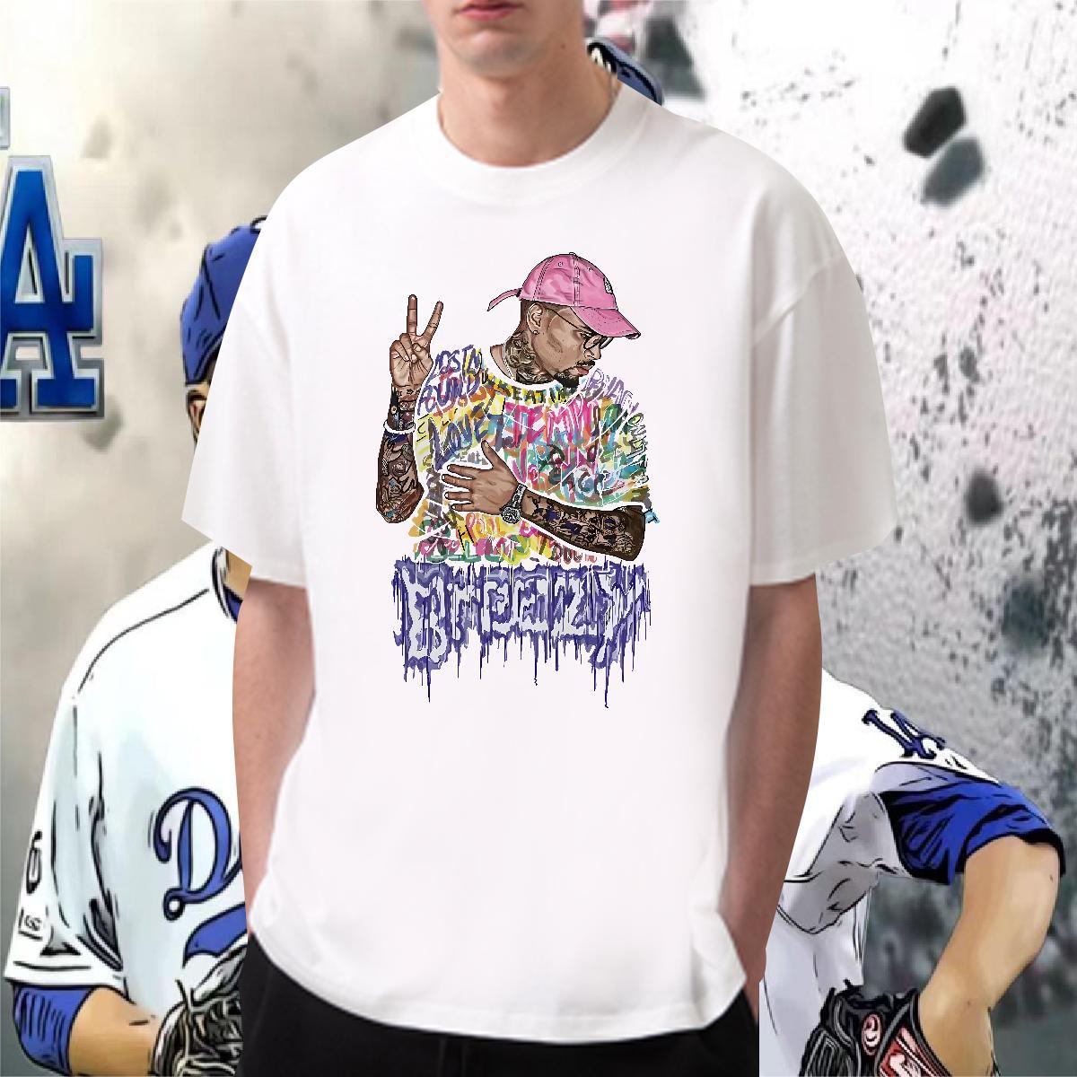 T Shirts Men 230g Pure Cotton hiphop Hip Hop Short Sleeve Soft Anime Tshirts Free Shipping Popular Clothings