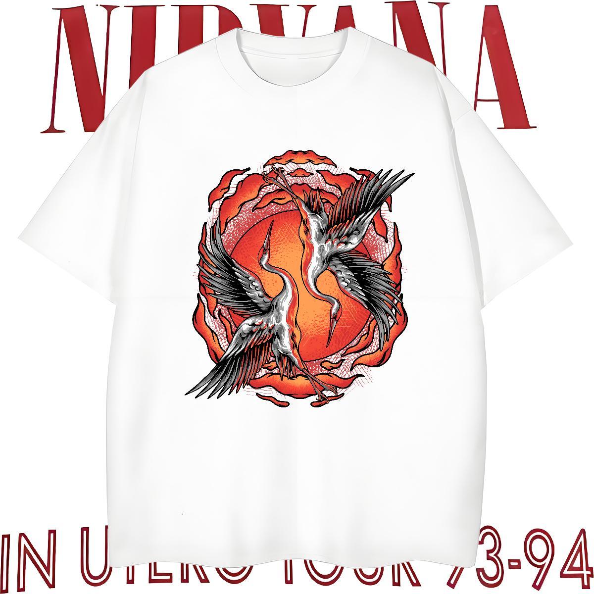 Fashion Casual T-Shirts 100% Cotton 230g beautiful Street Casual Clothings Breathable Short Sleeve Cool Tshirts Oversized