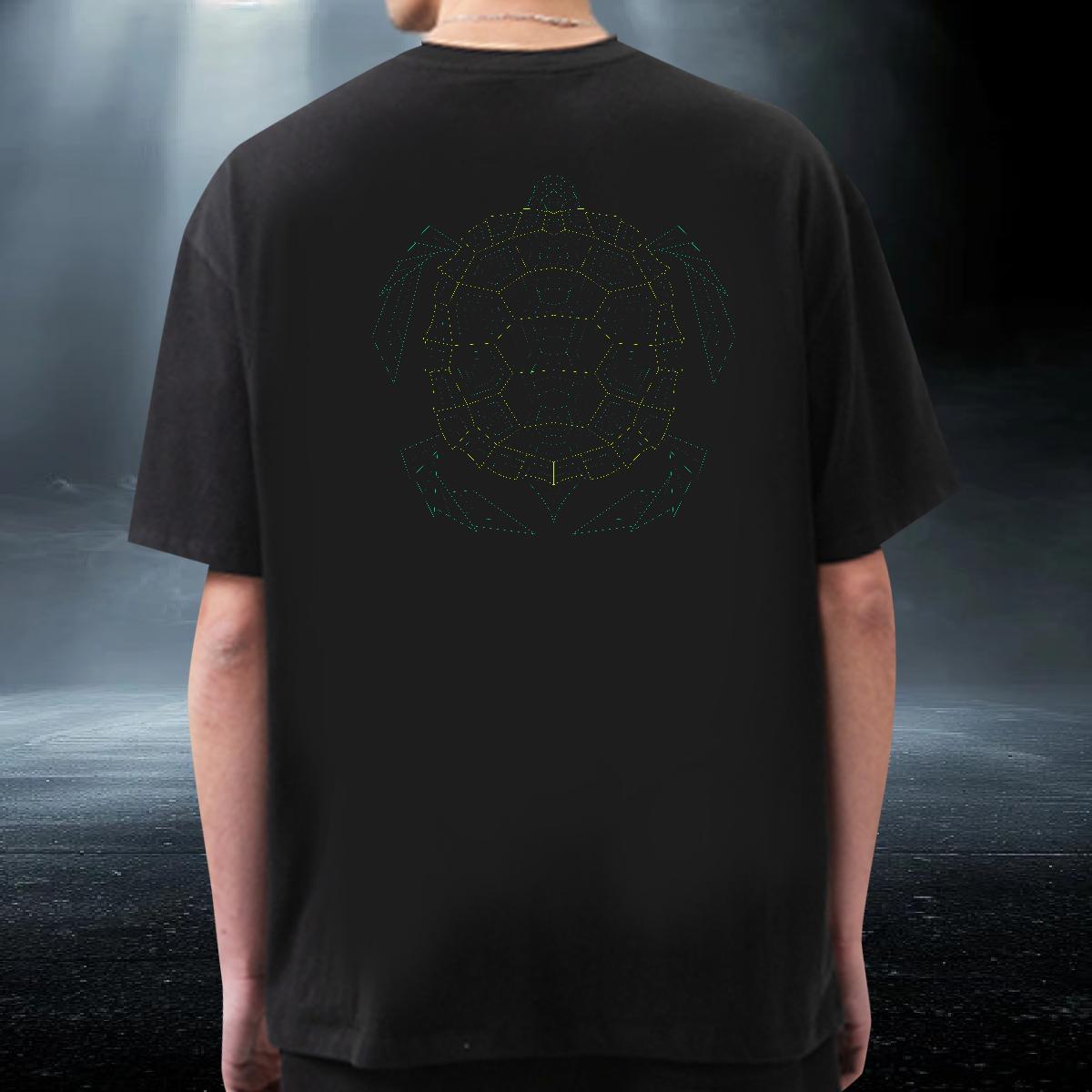 Classic Man T Shirts 100% Cotton 230g tortoise Daily Wear Tshirts O Neck Short Sleeves High Quality Tshirt for Man Woman DIY Printed