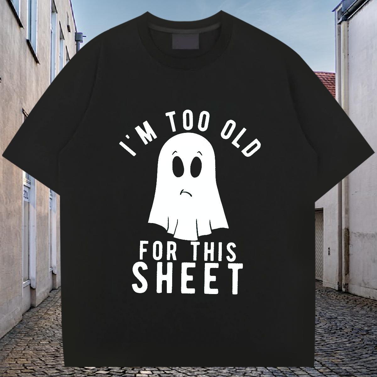 Fashion Casual T-Shirts 230g Cotton monster Street Tees Breathable Soft Classic Men Tees Custom Print Plus Size