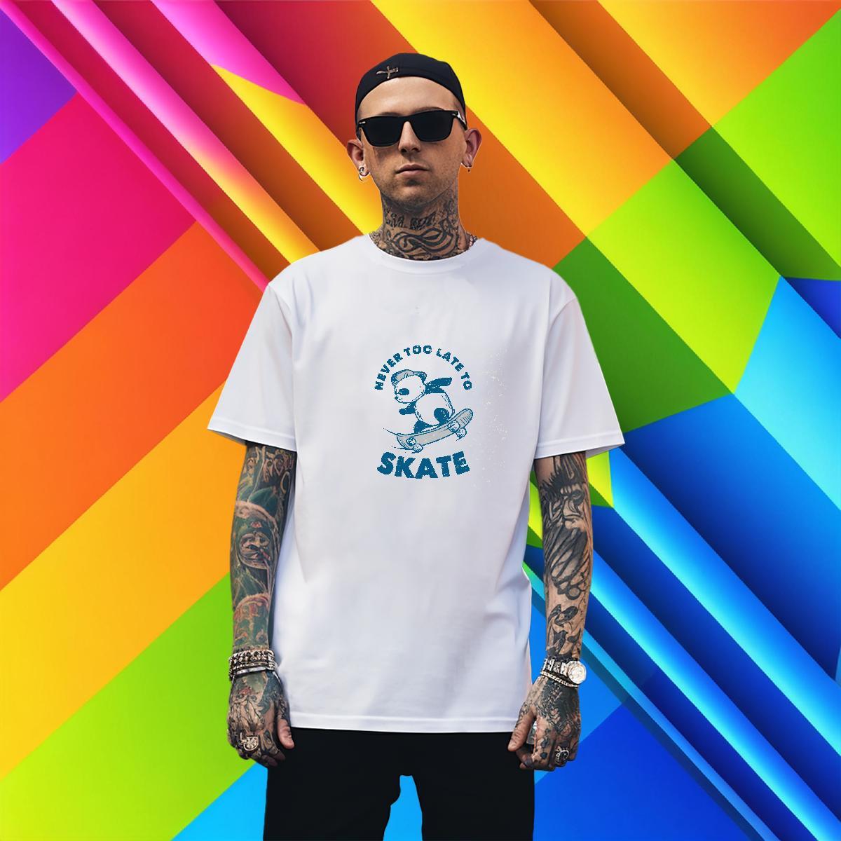 Popular Tshirts 230g Pure Cotton T-Shirts for Men Street Casual Breathable Soft Custom Printing Wholesale Polos