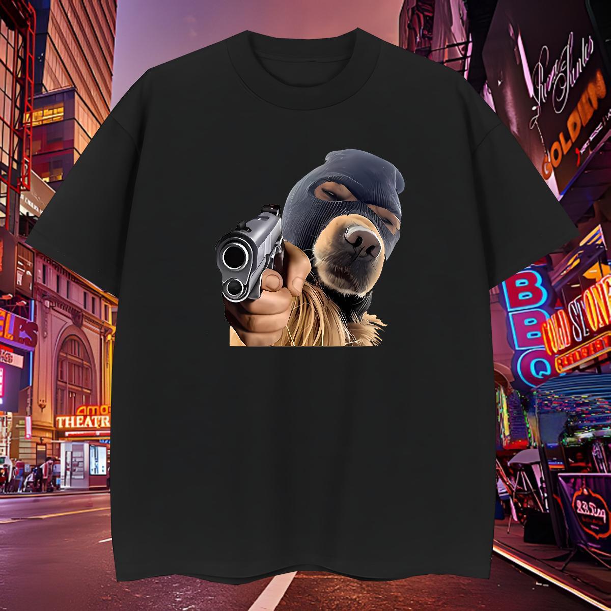 Loose Fit Tshirts 230g Cotton T Shirt For Man Hip Hop Breathable Crew Neck DIY Printed Stylist Clothes