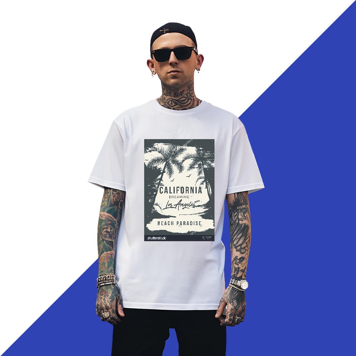 Soft Men Tees 230g 100% Cotton Sport tree Oversized 4XL Short Sleeve Soft Free Shipping Man T Shirts Clothings