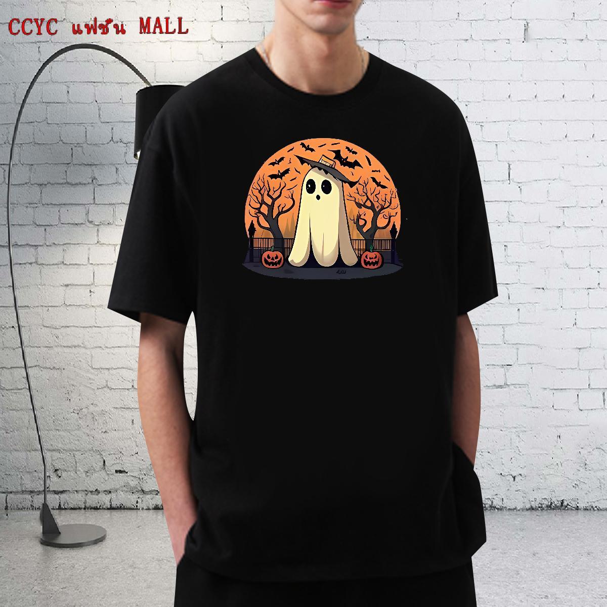Classic T-Shirts 100% Cotton 230g monster Casual Clothes Breathable Crew Neck Brand Tshirts Custom Print Oversized