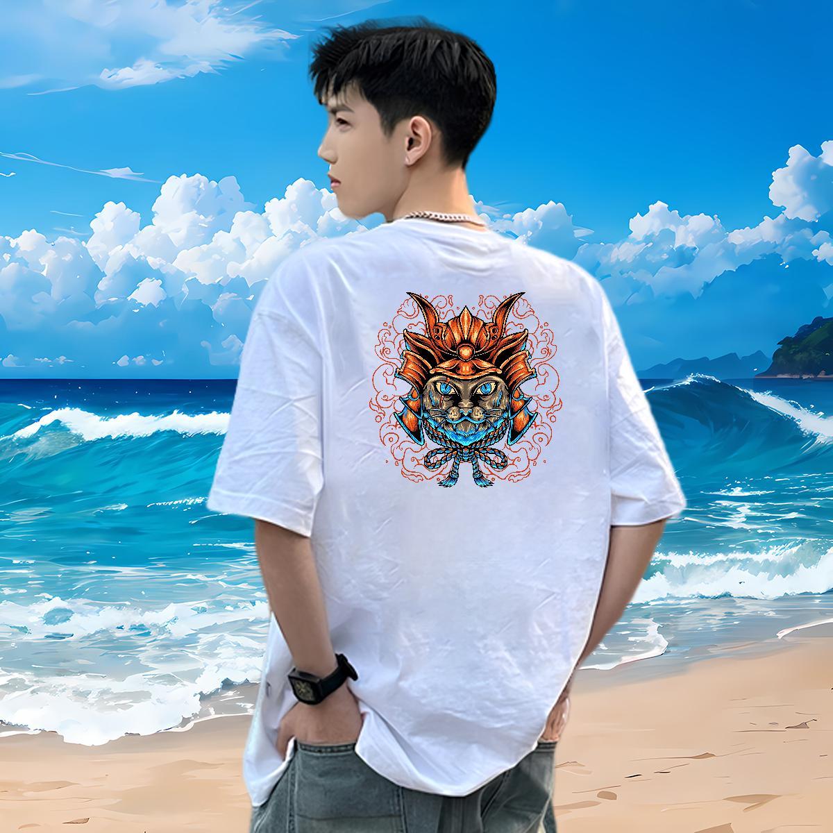 Stylist Man T Shirts 100% Cotton 230g cute Street Tshirts Breathable Crew Neck Free Shipping Tshirt for Man Woman Floral Print