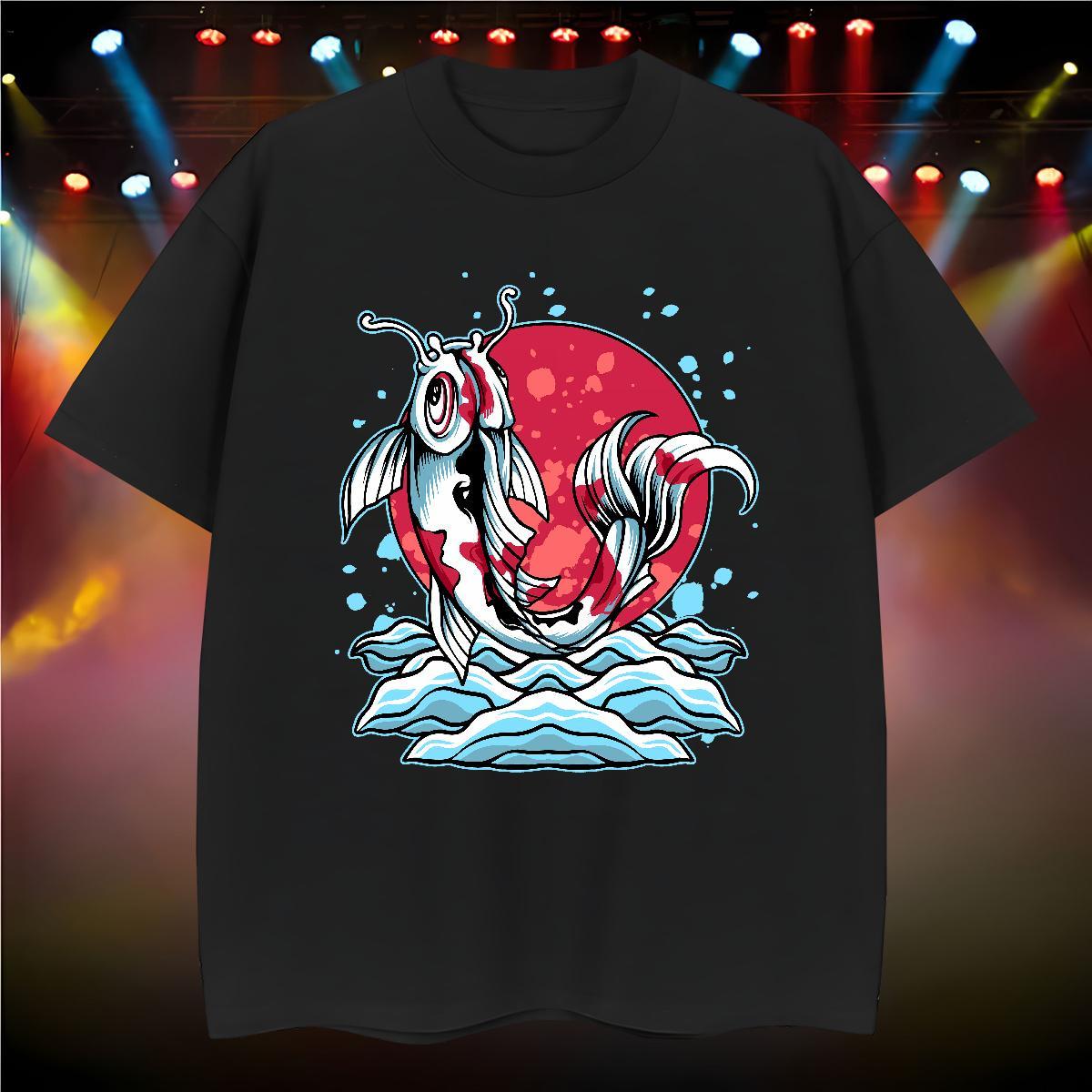 T shirt 230g Pure Cotton Sports Casual O-Neck Short Sleeve Custom Anime Tshirts Fashion Design Cool Clothes