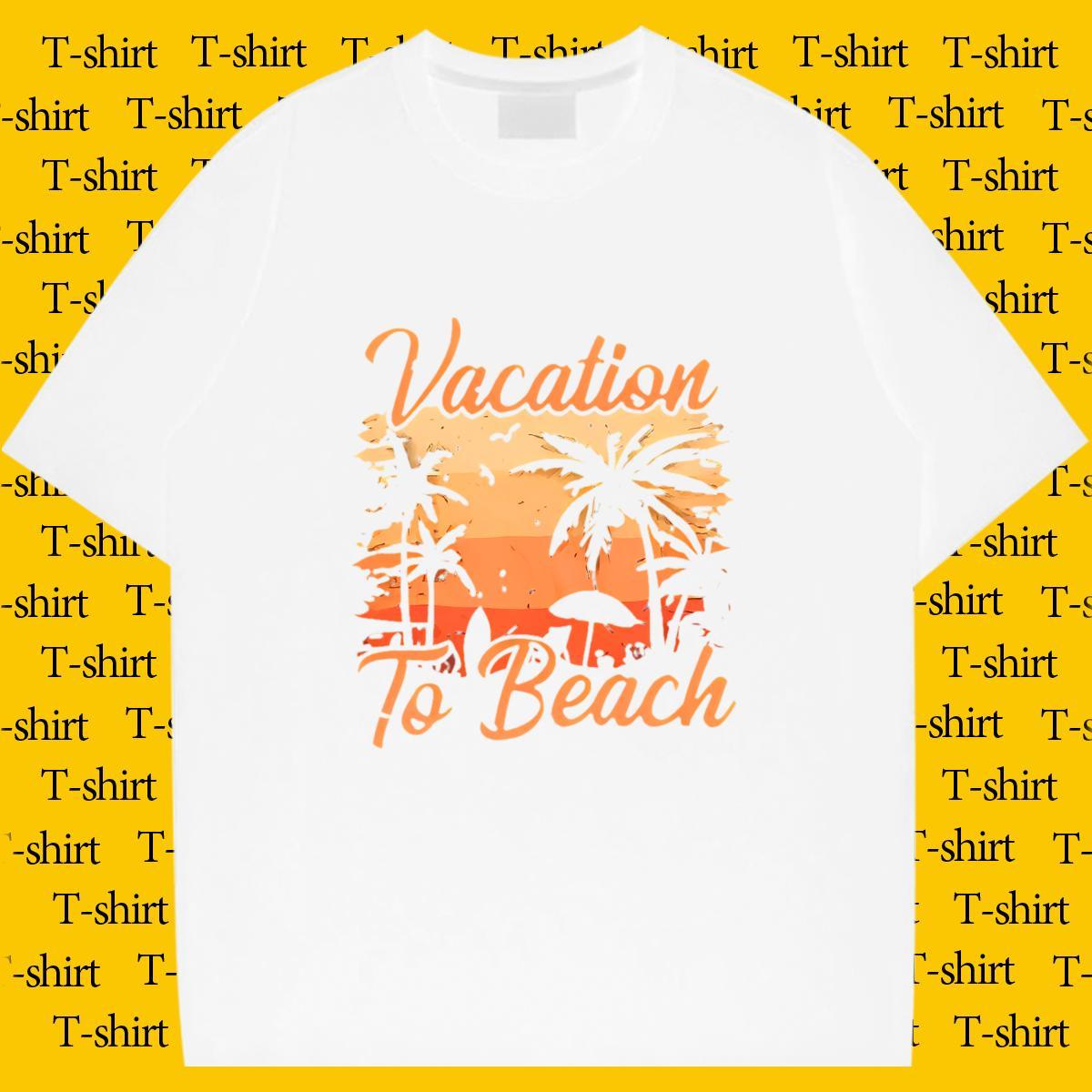 Loose Men Tshirts 100% Cotton 230g Sport beach Custom Cartoon Crew Neck Customized Man T Shirts Clothings