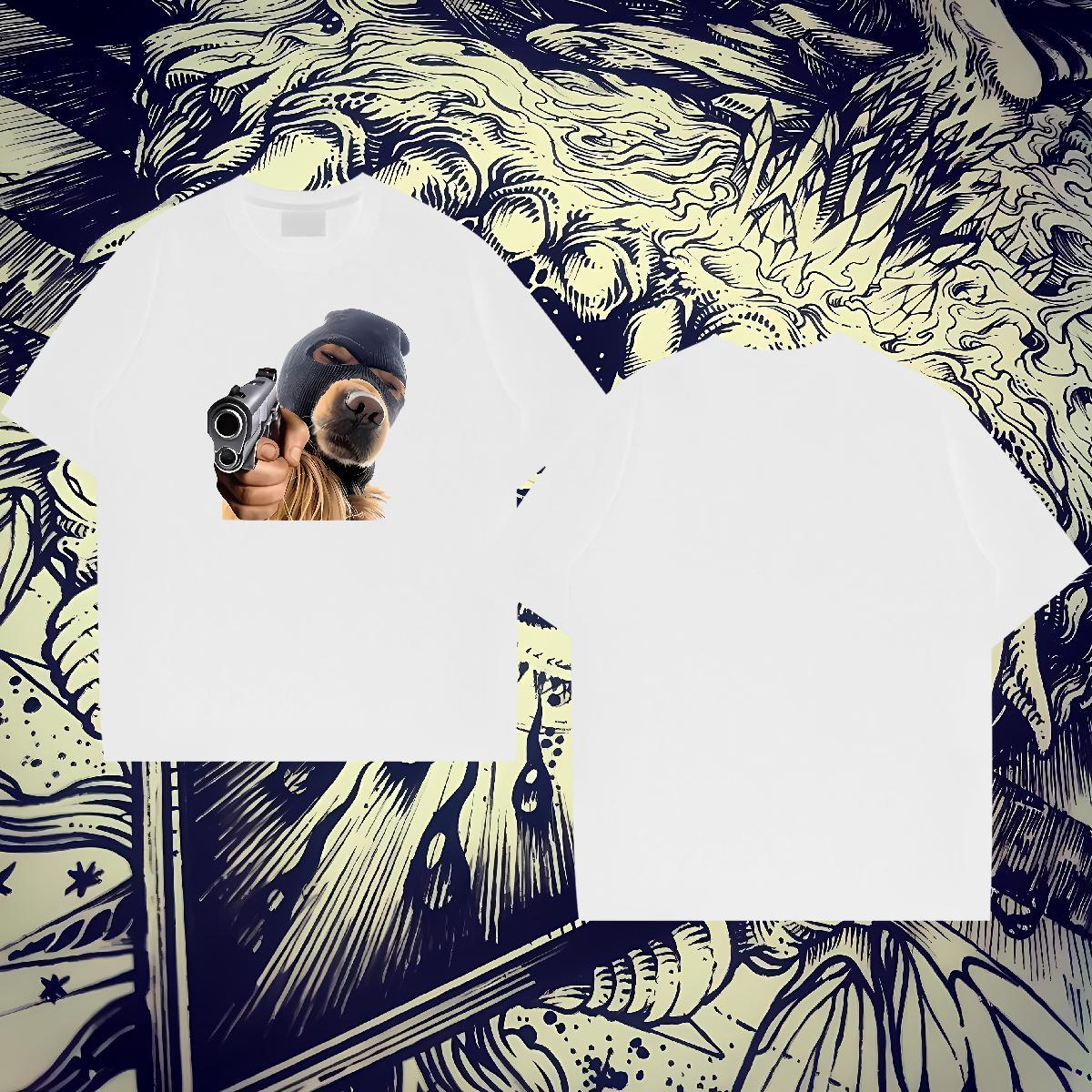 Wholesale T-Shirts for Men 230g Pure Cotton Outdoor Tops Breathable Short Sleeve Popular Men Tops Tees Plus Size Custom