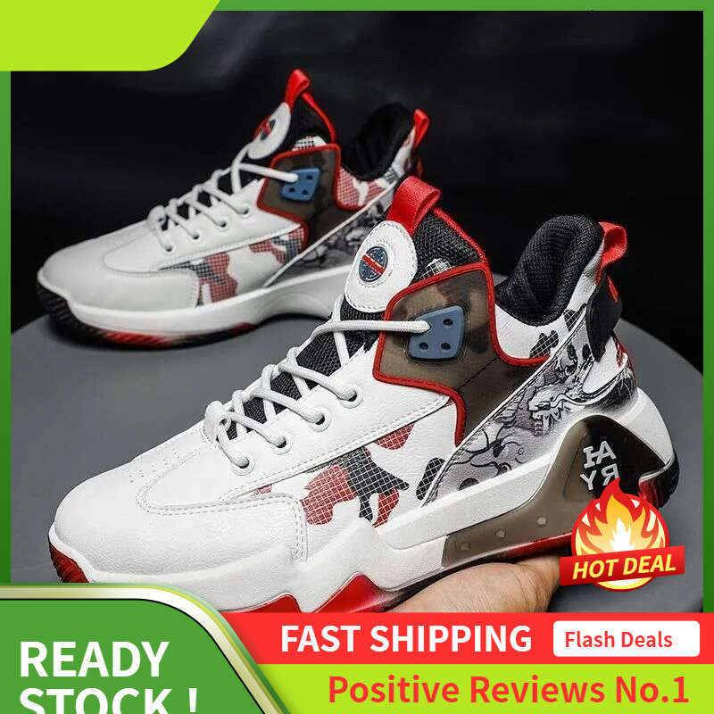 Ddmyoutdoor Autumn S Men New Basketball Sneakers Casual Athleisure Lace Up Running Shoes Activities Red Free Shipping Outdoor Neakers Hoes Hipping