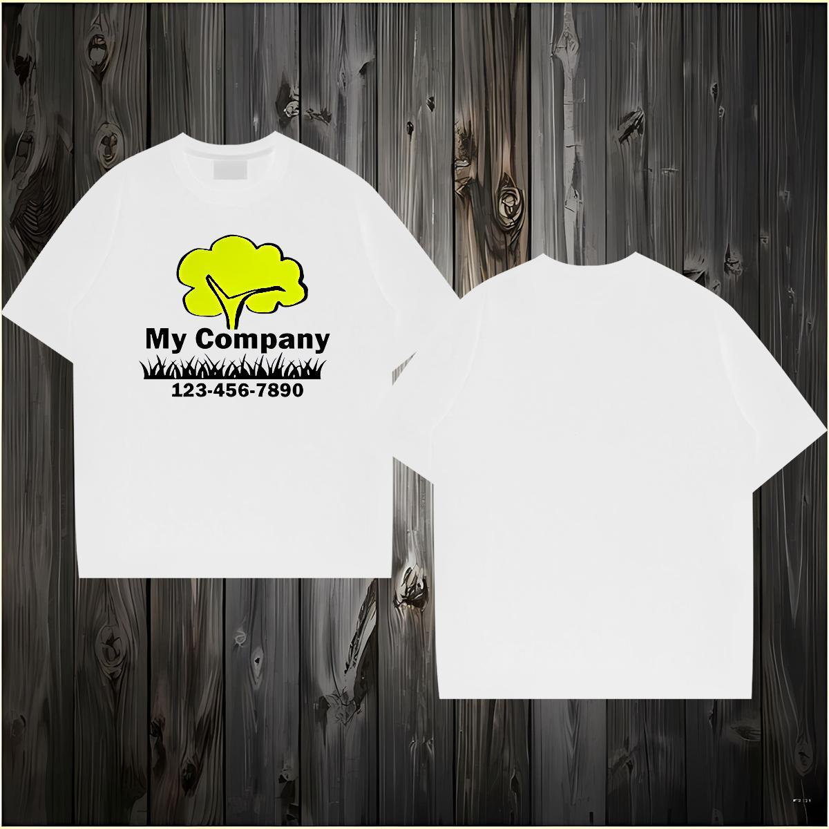 New Men T Shirts 230g 100% Cotton tree Street Casual Tee Shirt Breathable Short Sleeve Unisex Tshirt for Man Woman Plus Size Custom