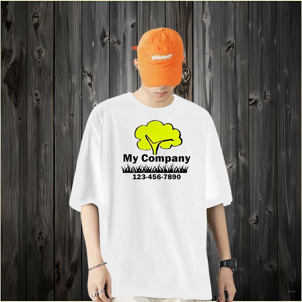 New Men T Shirts 230g 100% Cotton tree Street Casual Tee Shirt Breathable Short Sleeve Unisex Tshirt for Man Woman Plus Size Custom