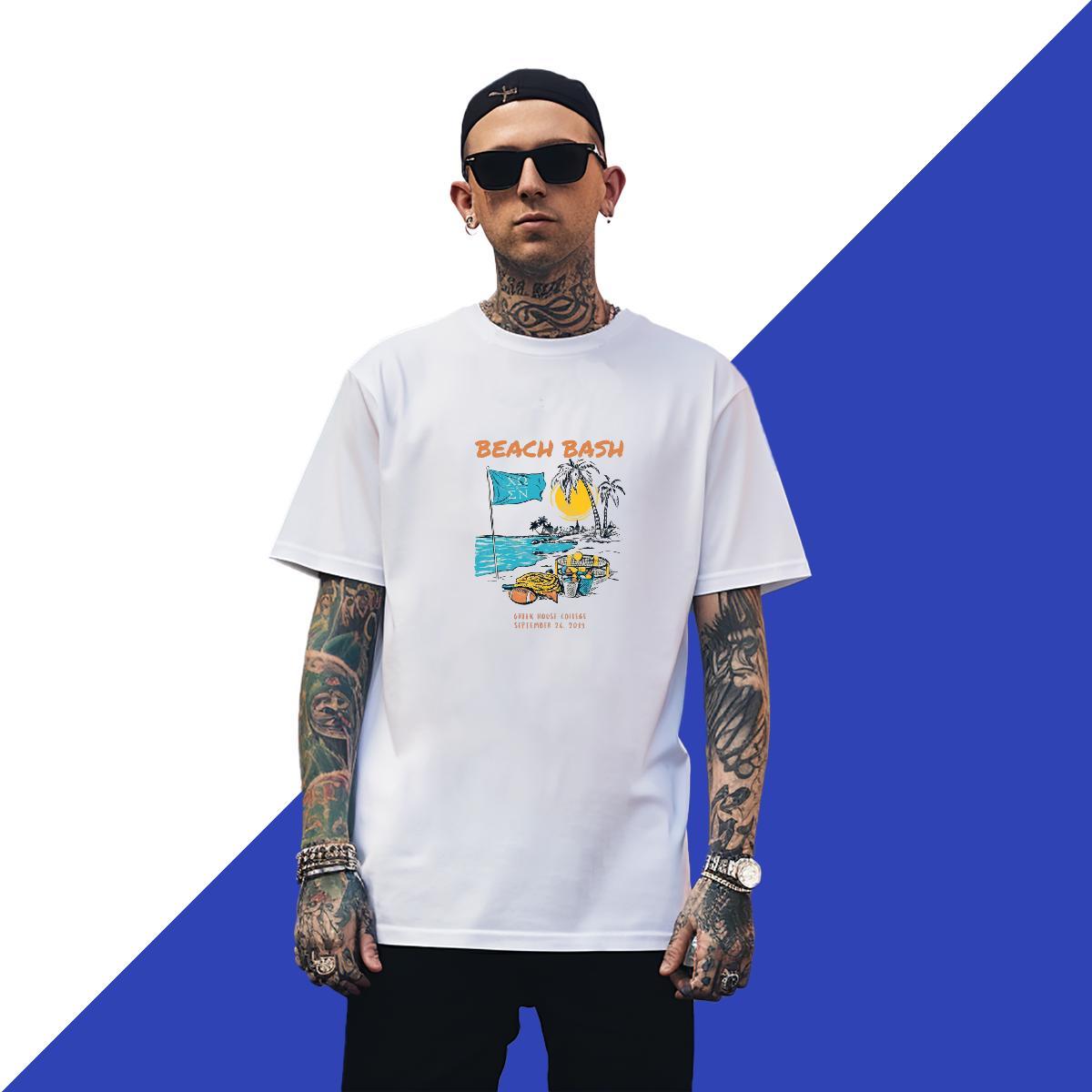 Soft Tshirt for Man Woman 230g Cotton Street Wear beach Custom Printing Breathable Crew Neck New Arrival T-Shirts Tops Tees