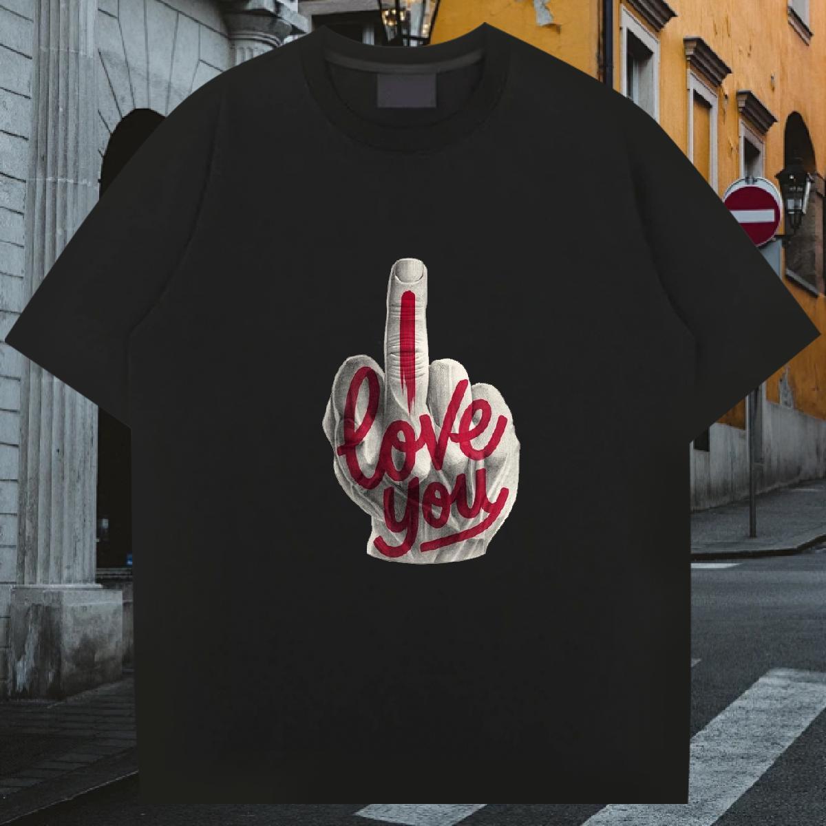 T Shirt For Man 230g Pure Cotton hands Spring Summer Short Sleeve O-Neck DIY Printed Mens Tshirts Customized Soft Tops