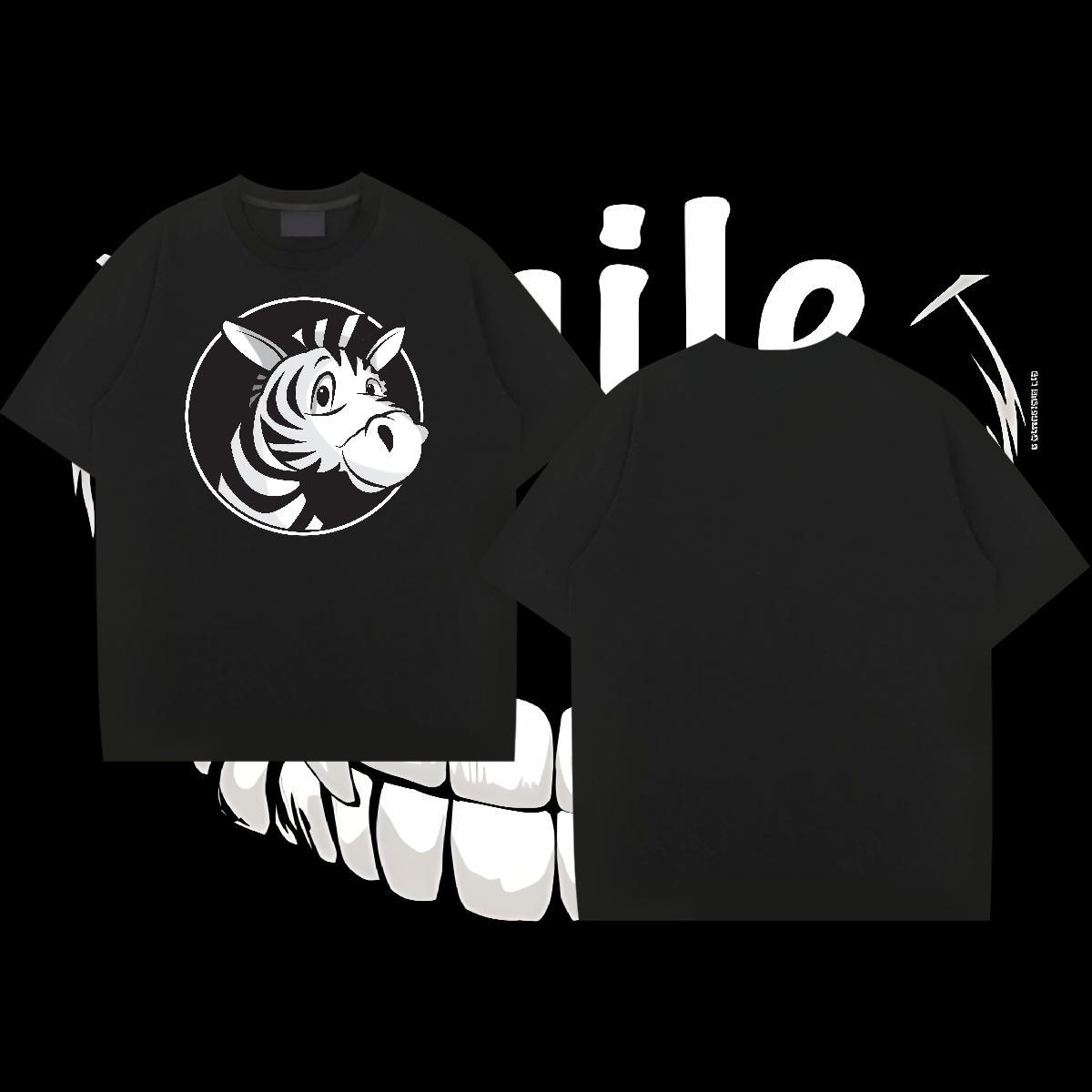 DIY Man T Shirts 230g 100% Cotton horse Beach Tee Shirt Breathable Soft Classic Men Clothes T-Shirt DIY Printed