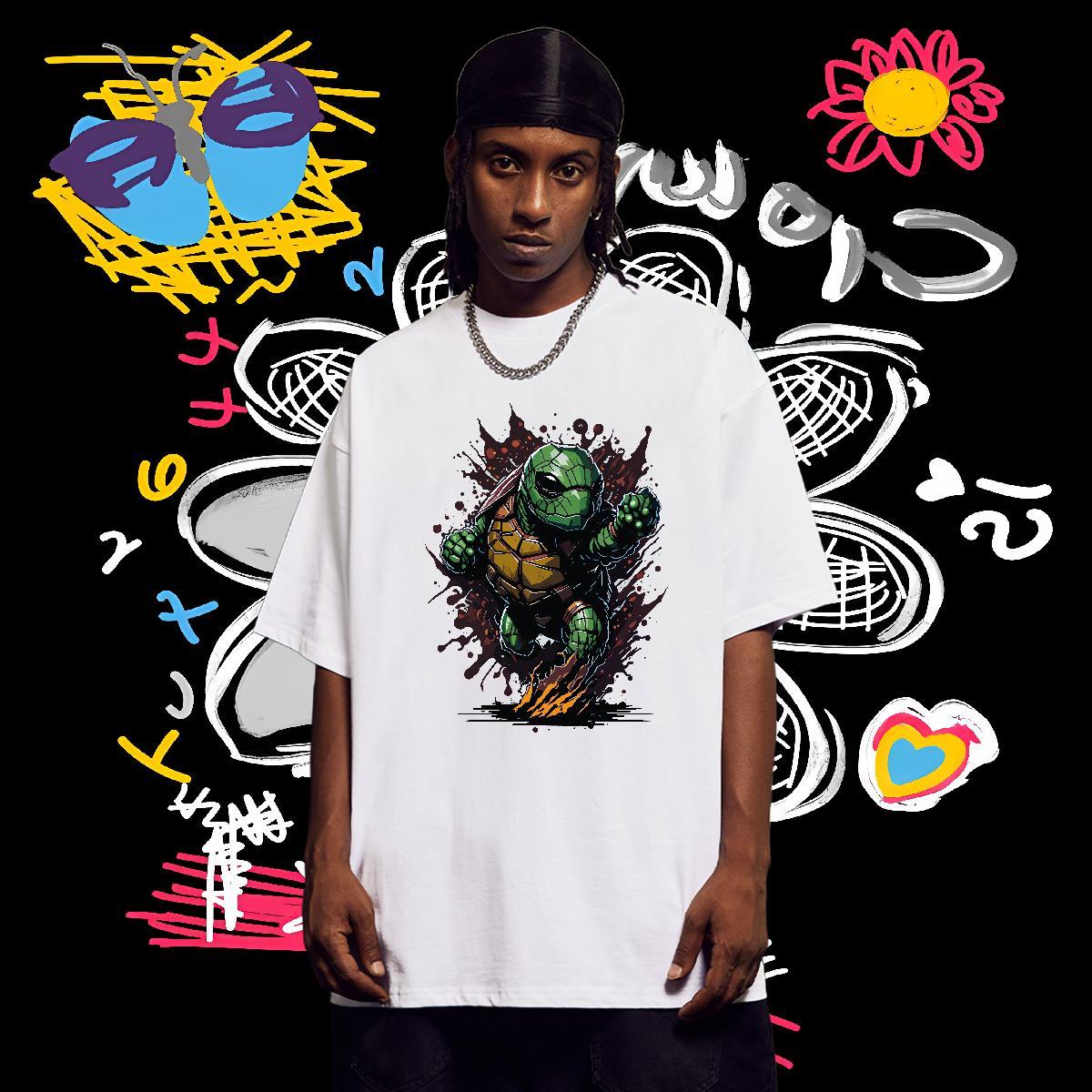 DIY Customized T shirt 230g Pure Cotton Daily Outfit Tees Shirts Breathable Short Sleeve Designer Men Tees Custom Cartoon