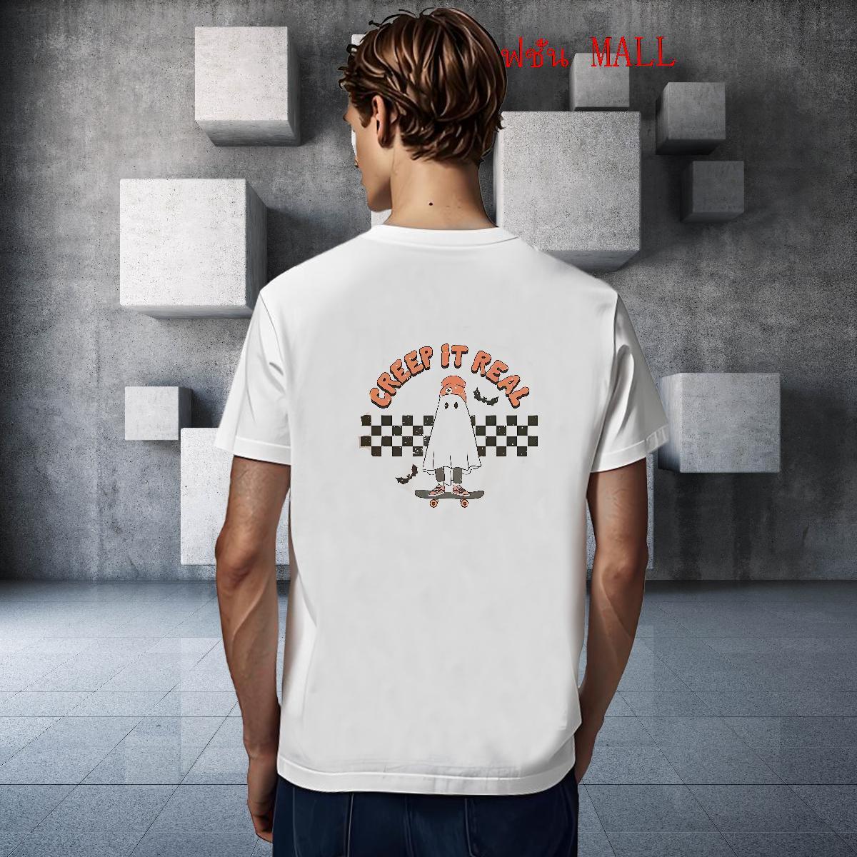 Fashion New Mens T Shirts 230g Pure Cotton monster Street Tops Breathable Soft Popular Mens Tshirts Custom Print Oversized