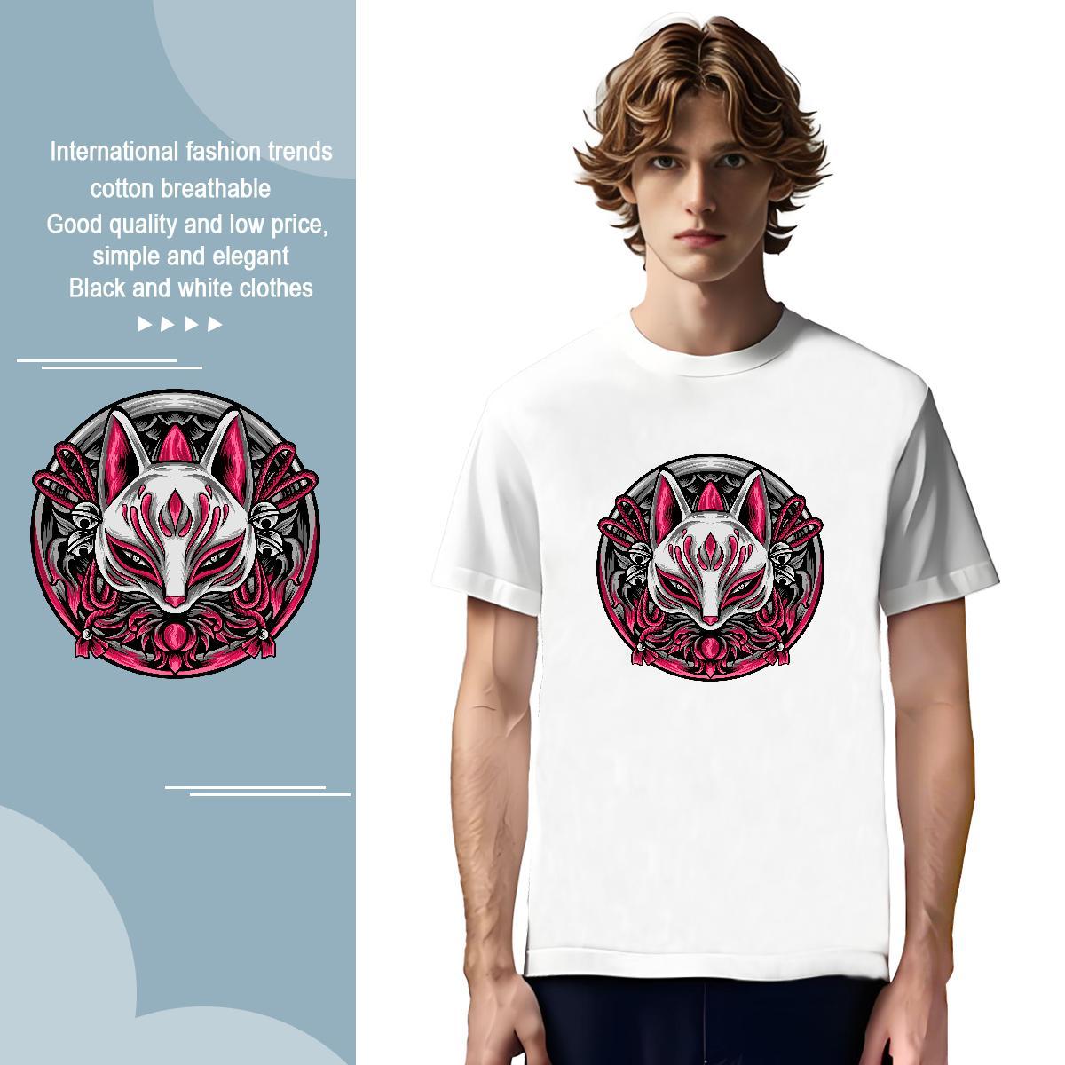 Classic Tshirt for Man Woman 100% Cotton 230g Men T Shirts Outdoor Breathable Short Sleeve Anime Fashion Designer Tees