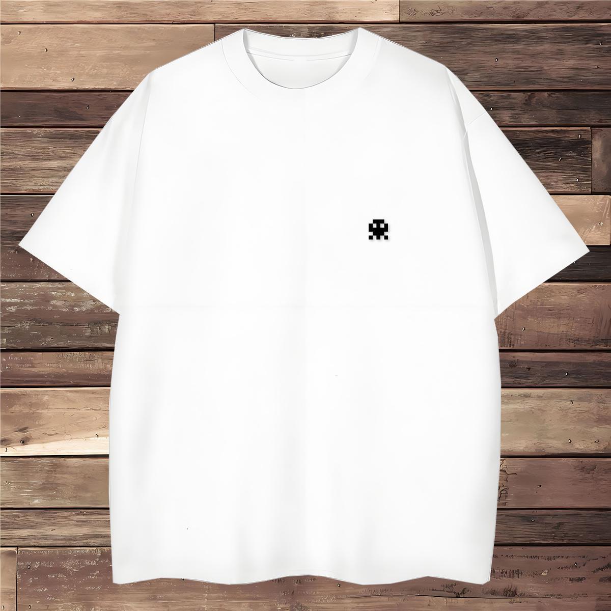 T shirt 230g Pure Cotton icon Home Outdoor Breathable Crew Neck Custom Print Plus Size Men Tees Stylist Designer Tshirts