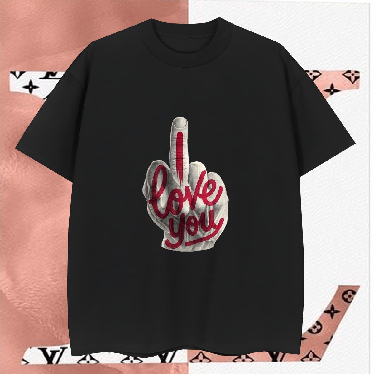 Man T Shirts 230g Pure Cotton hands Street Wear Crew Neck Graphic Men Tees Fashion Casual Designer Tees Shirts