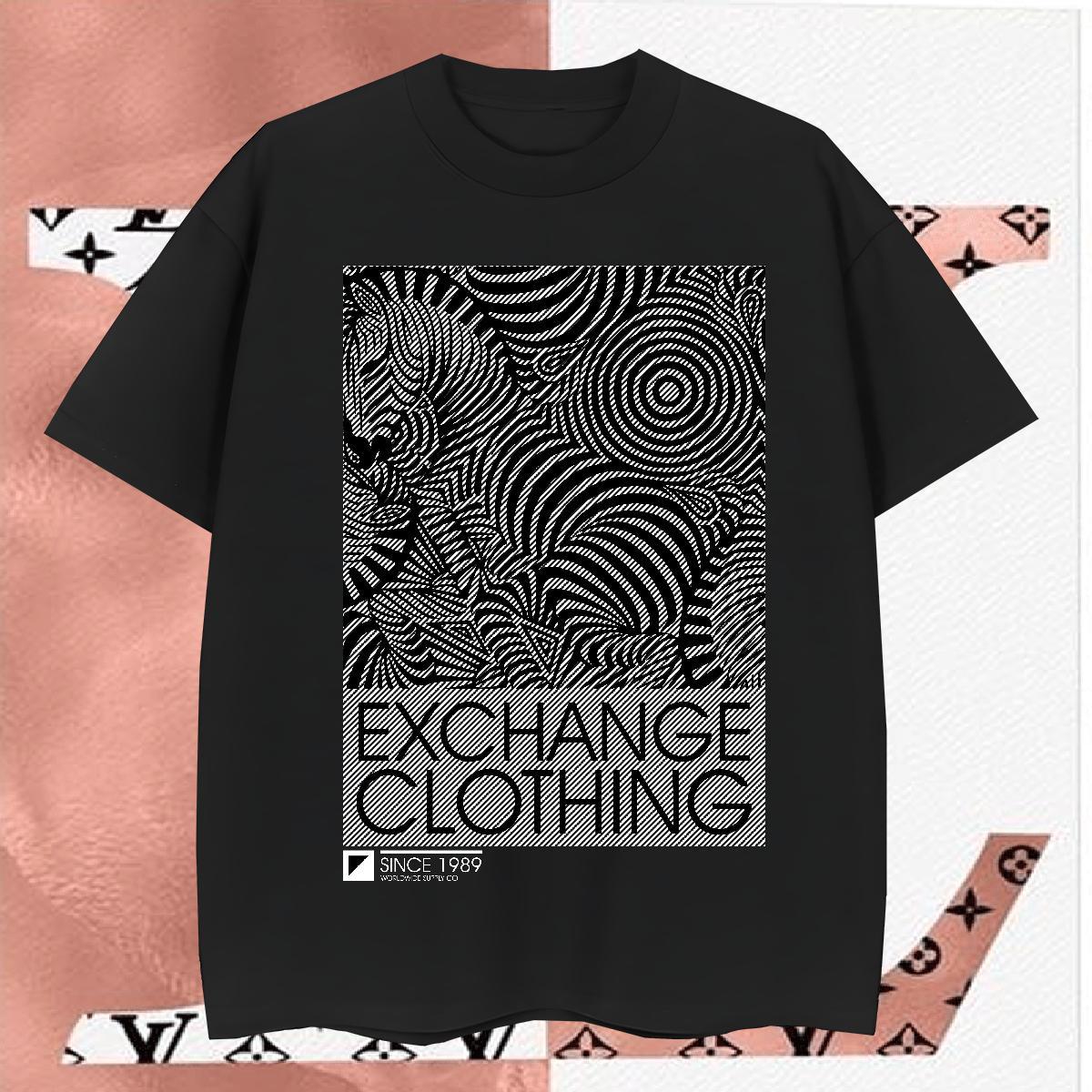 T Shirt For Man 230g Pure Cotton zebra Anime Printing Street Breathable Soft Asian Size Tshirts 2024 Classic Tee Shirt