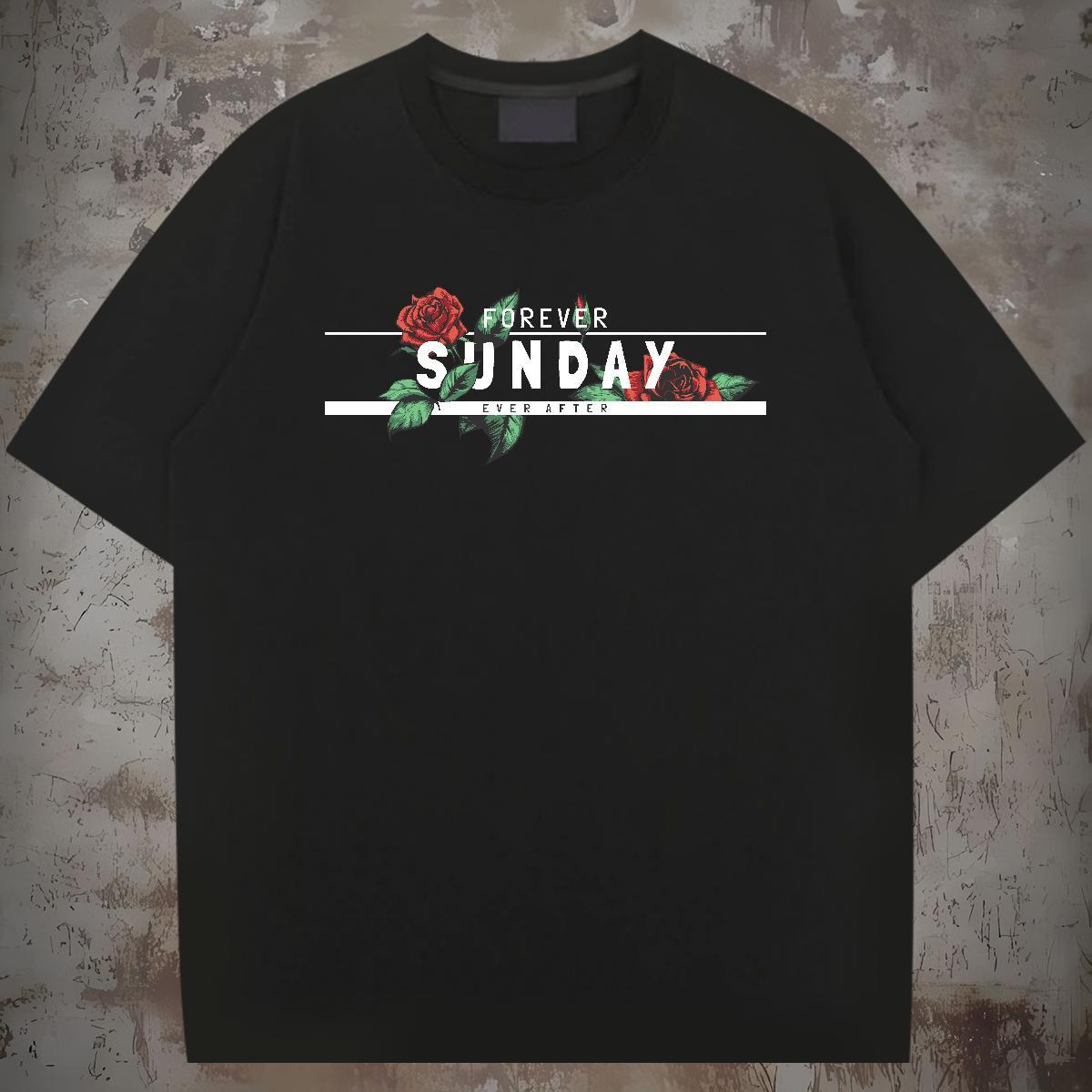 Stylist Mens T Shirts 230g Cotton flower Casual Daily Wear Clothings Short Sleeve O-Neck Cool Design Mens Tshirts Custom Big Size