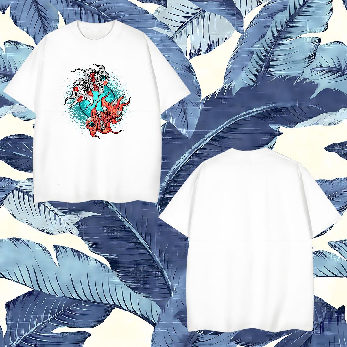 Comfortable Men Tops Tees 230g Pure Cotton Mens T Shirts Street Casual Crew Neck Breathable Custom Cartoon Free Shipping Clothes