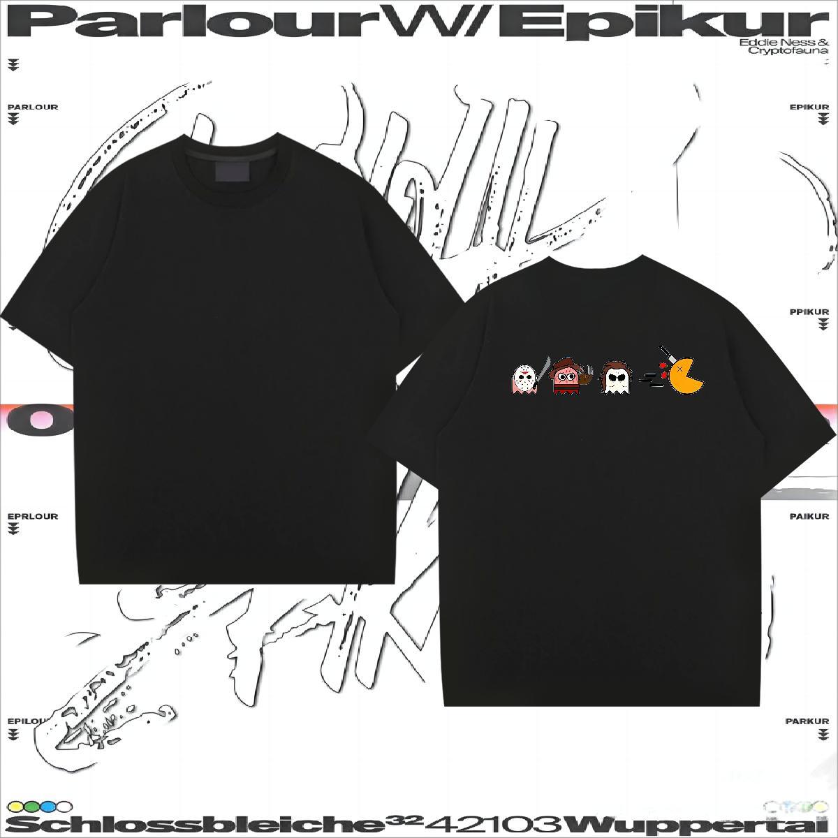 Brand T shirt 230g Cotton halloween Hip Hop Street Tees Shirts Breathable Crew Neck Wholesale Tshirts Oversized 4XL