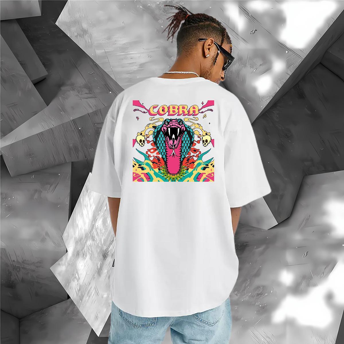 Classic T shirt 100% Cotton 230g skull Spring Summer Tee Shirt Breathable Short Sleeve Popular Couples T Shirts Custom Cartoon