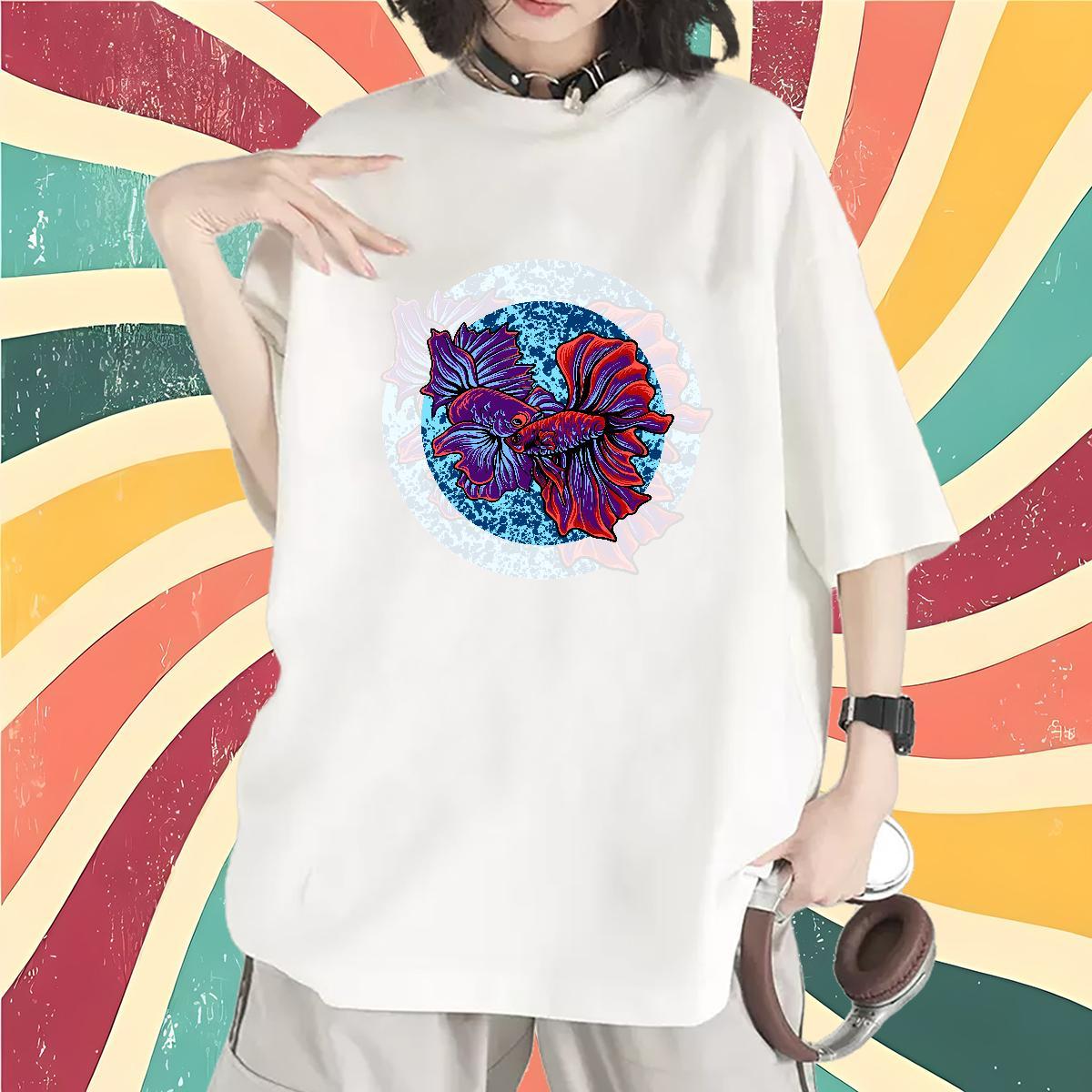 5A Women T Shirts Breathable Crew Neck Women Tshirts Oversized L-4XL Street Casual 230g Pure Cotton TOP Quality Tops Tees