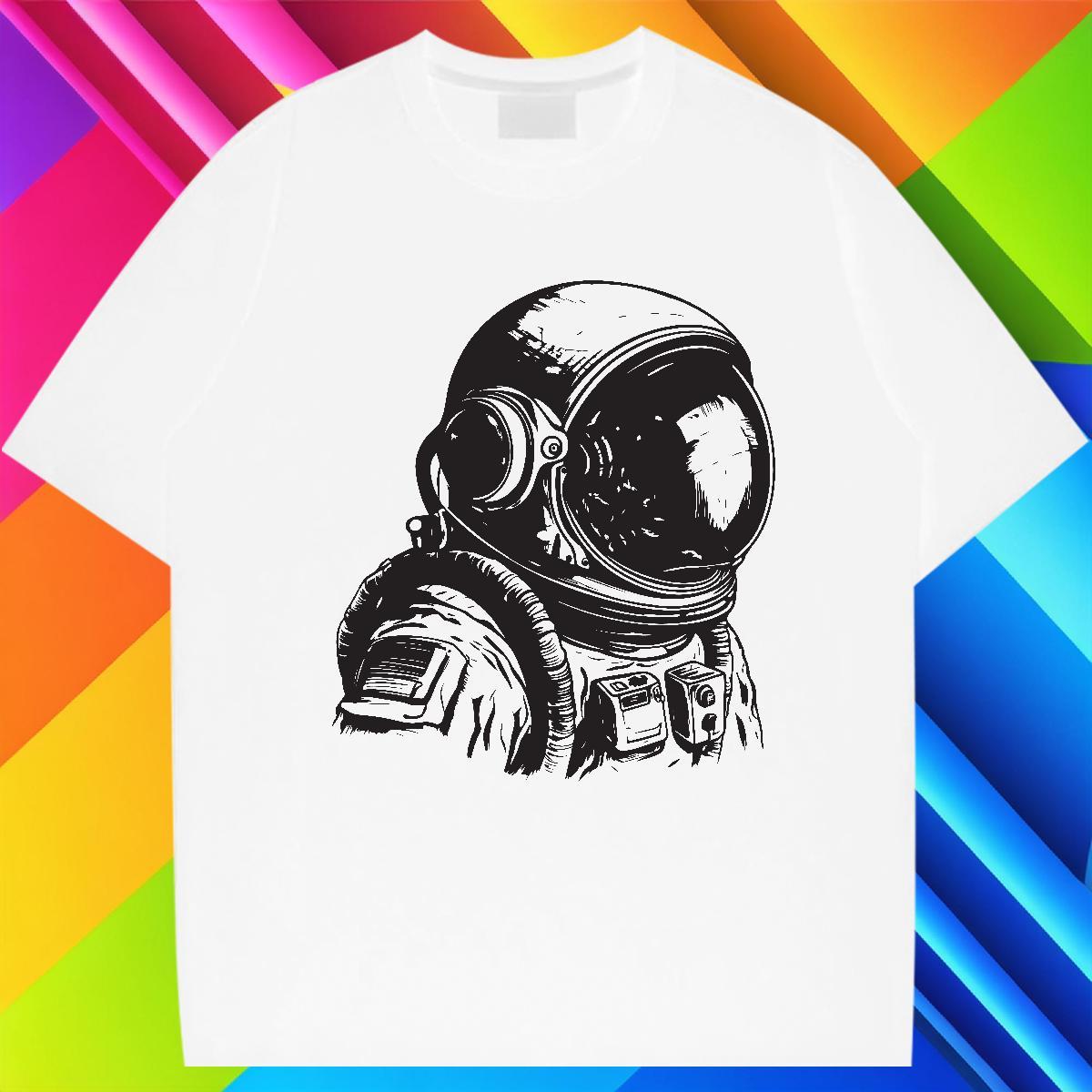 Men T Shirts 230g Cotton universe Sport Short Sleeve Soft Black Oversized Men Tops Tees New Designer Cool Design Tees Shirts