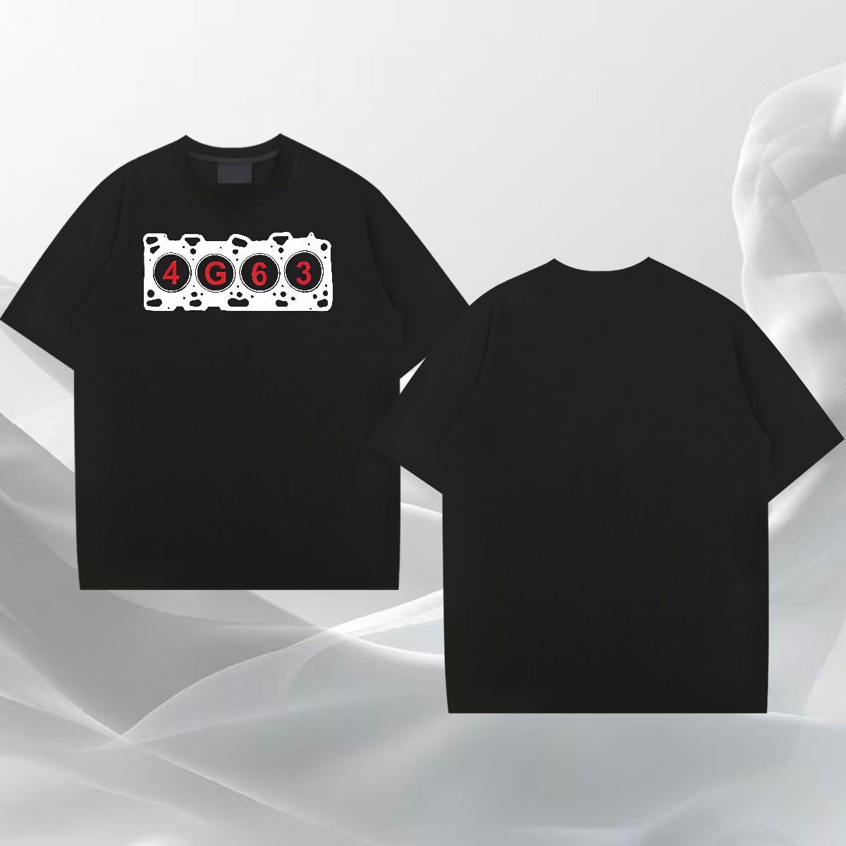 TOP Quality Mens Tshirts 230g Pure Cotton Daily Outfit letter DIY Anime O Neck Short Sleeves Stylist Mens T Shirts Top Tees