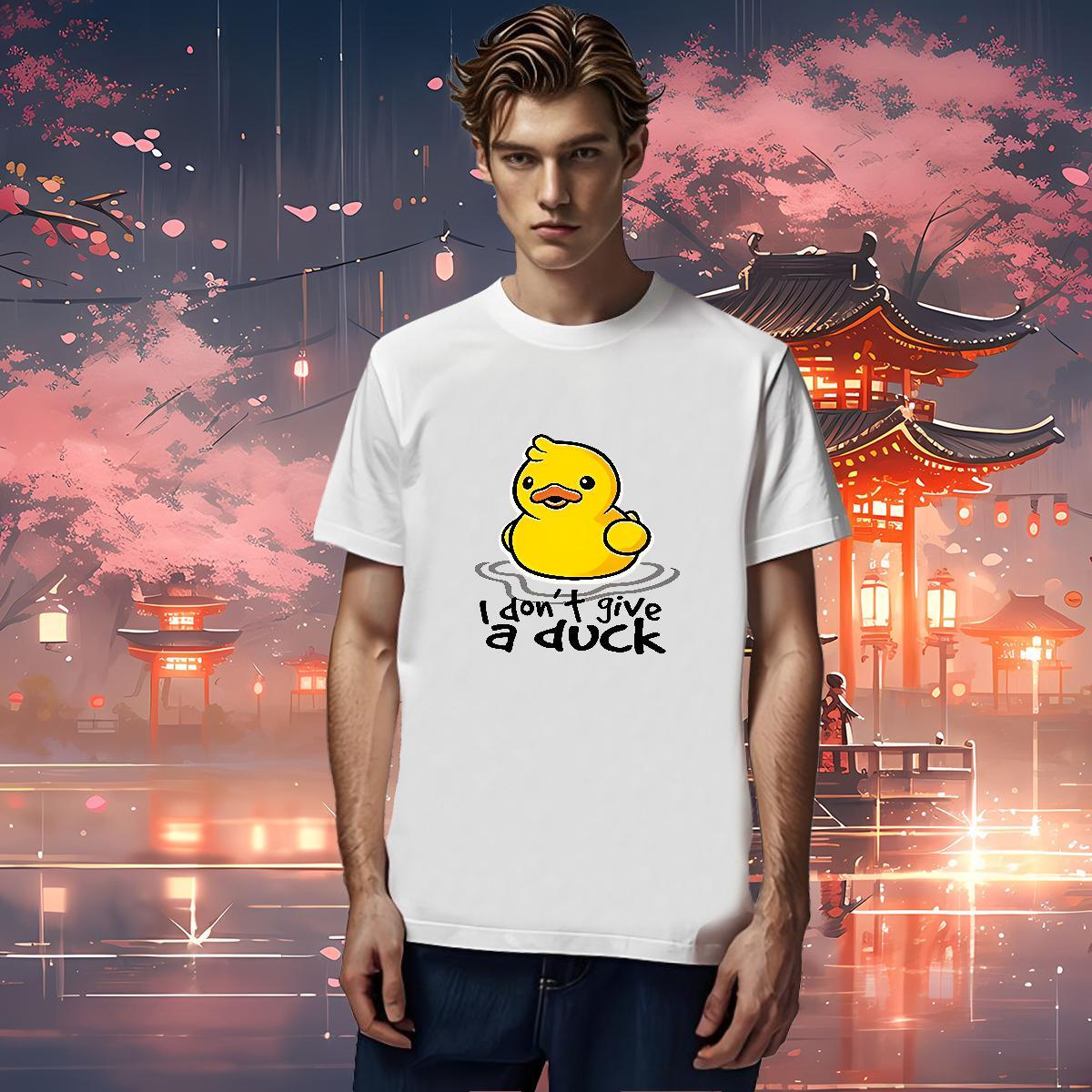 Fashion T Shirts Men 230g Pure Cotton duck Street wear Hip Hop Tshirts Breathable Crew Neck Loose Fit Tshirt for Man Woman Asian Size