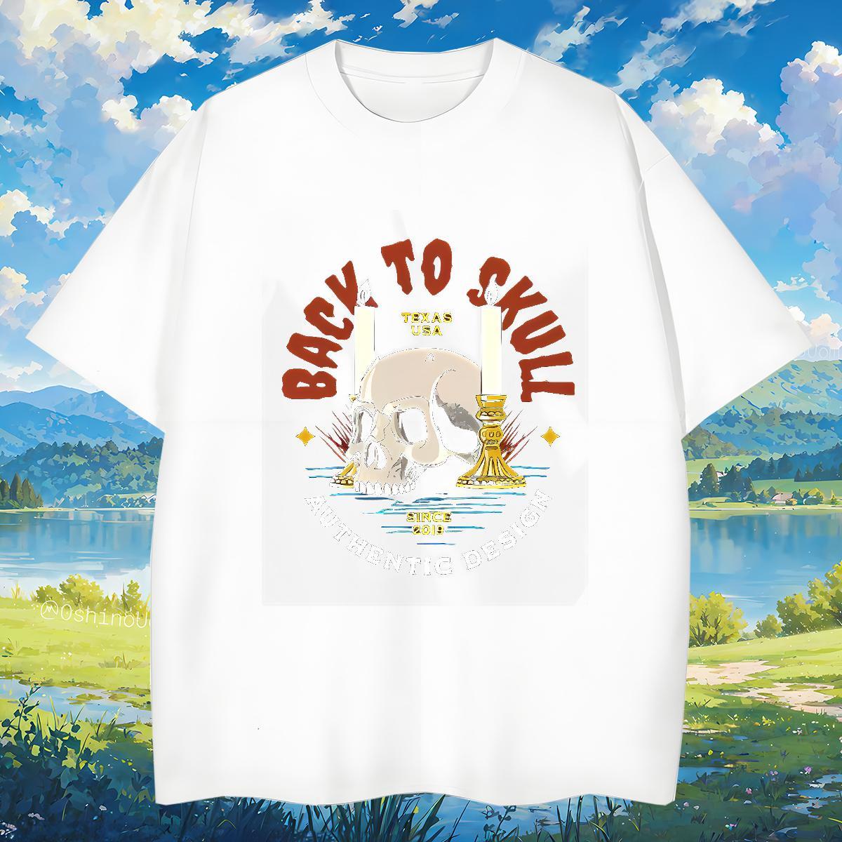 Mens T Shirts 230g Cotton halloween Summer Casual Crew Neck White Plus Size Couples T Shirts Stylist Comfortable Clothes