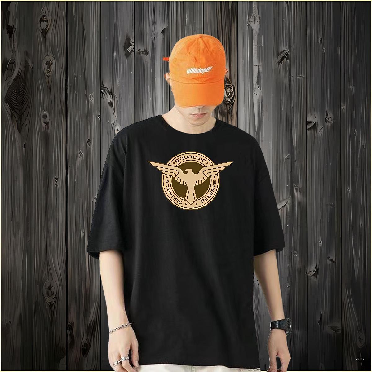2024 DIY Mens T Shirts 230g Cotton logo Sport Tops O-Neck Short Sleeve Designer Men Tees Graphic