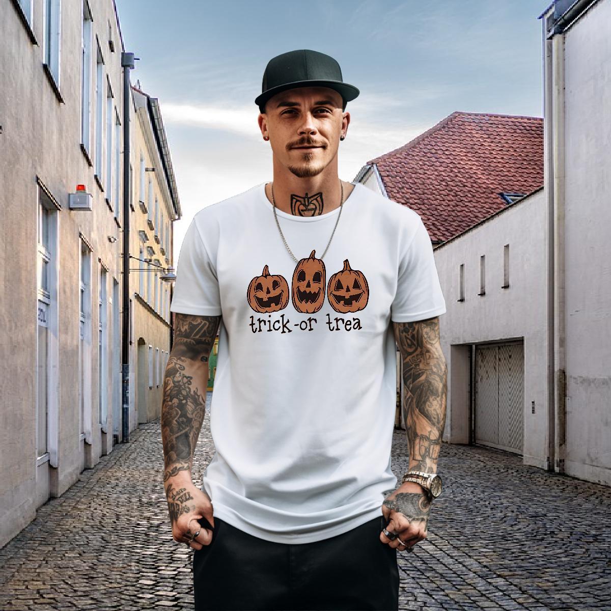 Free Shipping T-Shirts for Men 100% Cotton 230g pumpkin Sports Casual Tees Shirts Breathable Short Sleeve Unisex Men Tops Tees Oversized