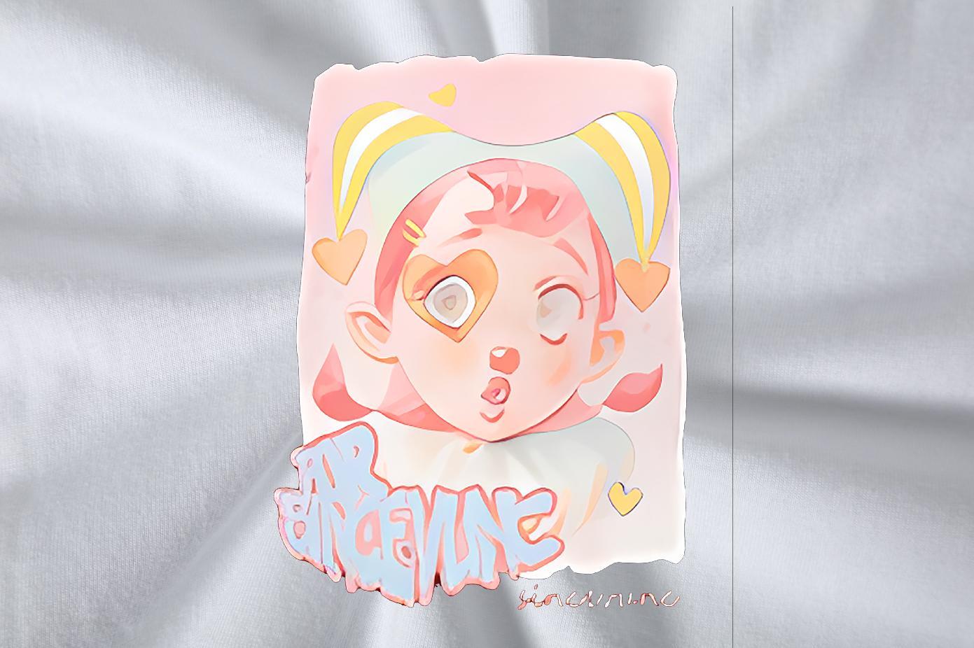 Brand Men Clothes T-Shirt 230g Cotton Outdoor letter Anime Print Breathable Crew Neck New Designer Mens T Shirts Tee Shirt