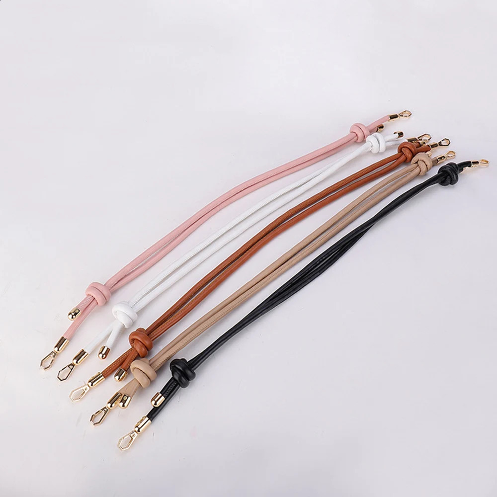 Adjustable Belt Shoulder Strap Replacement Women Crossbody Thin Bag PU Leather DIY For Handbag INS 240805